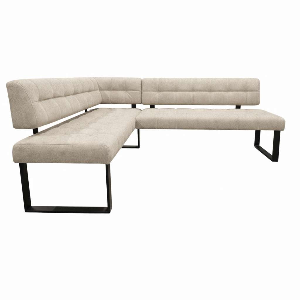 Home affaire Ensemble de bancs d'angle »Mia Essecke, Sitzgruppe, Eckbankgruppe, Küchenbankgruppe« Set, 4er, 4 tlg. Eckbank mit Wellenfederung; Tisch in Eiche massiv