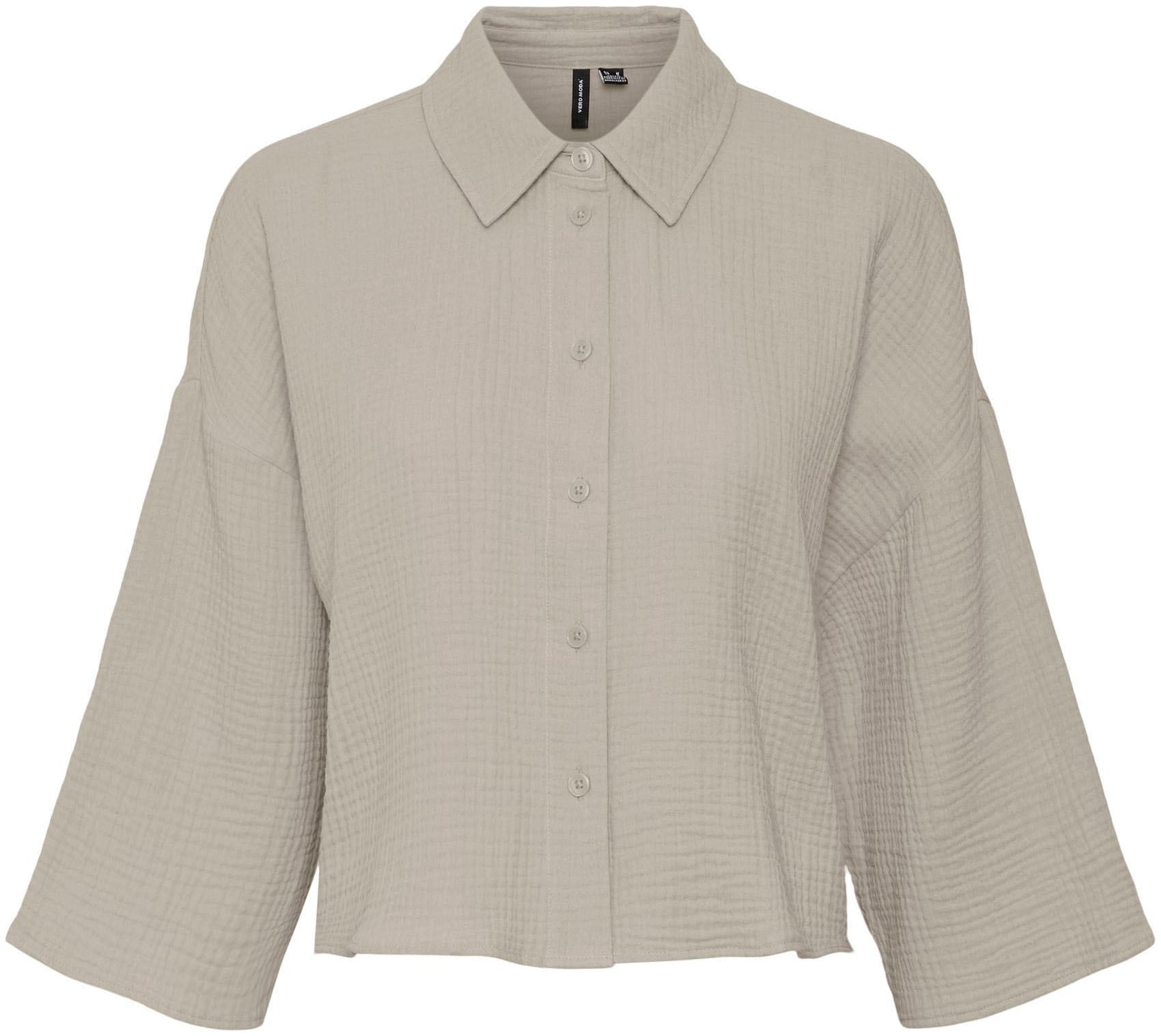 Vero Moda Blouse chemise »VMNATALI CROP SHIRT WVN NOOS«