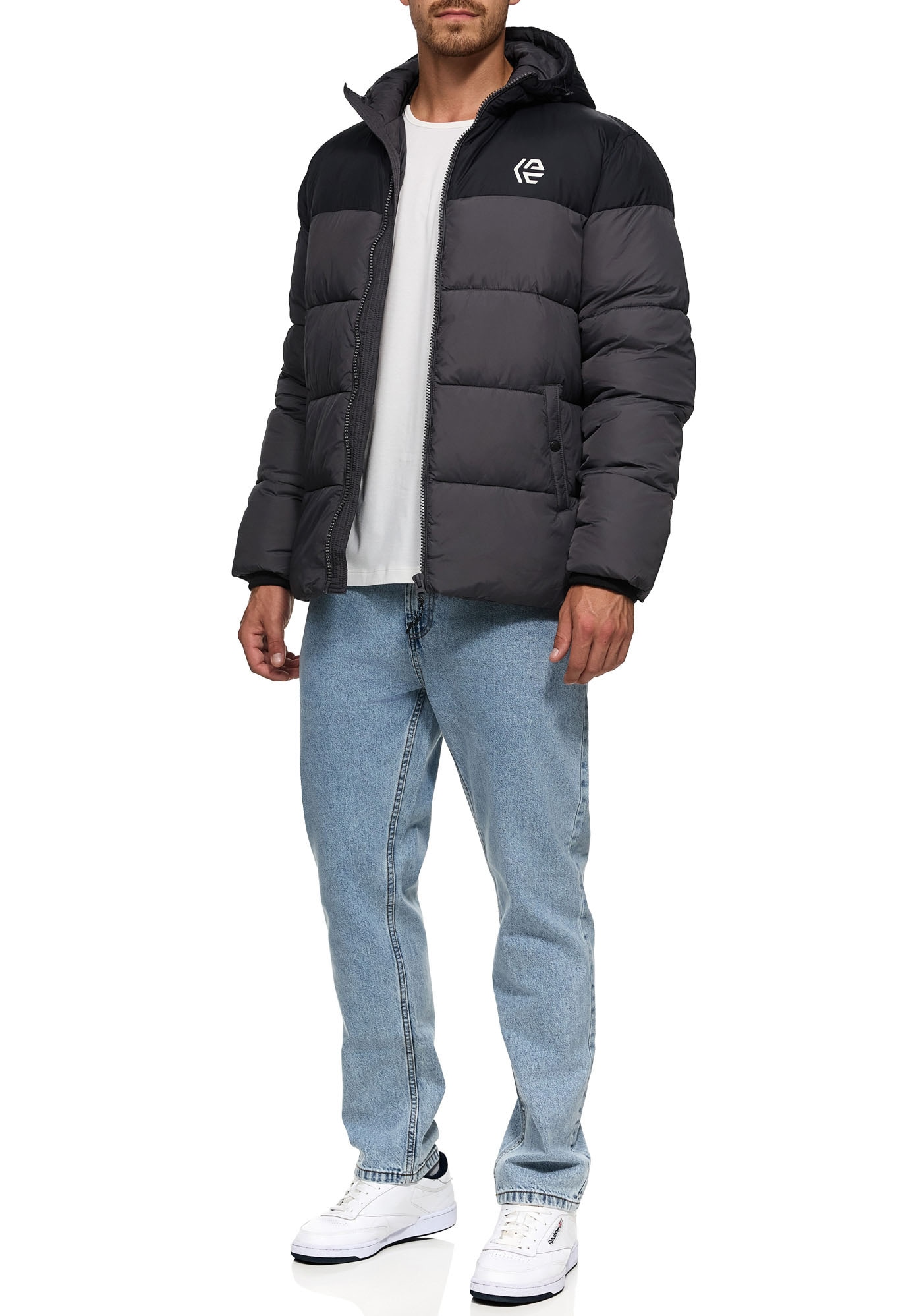 Indicode Steppjacke »INAlanin« mit Kapuze