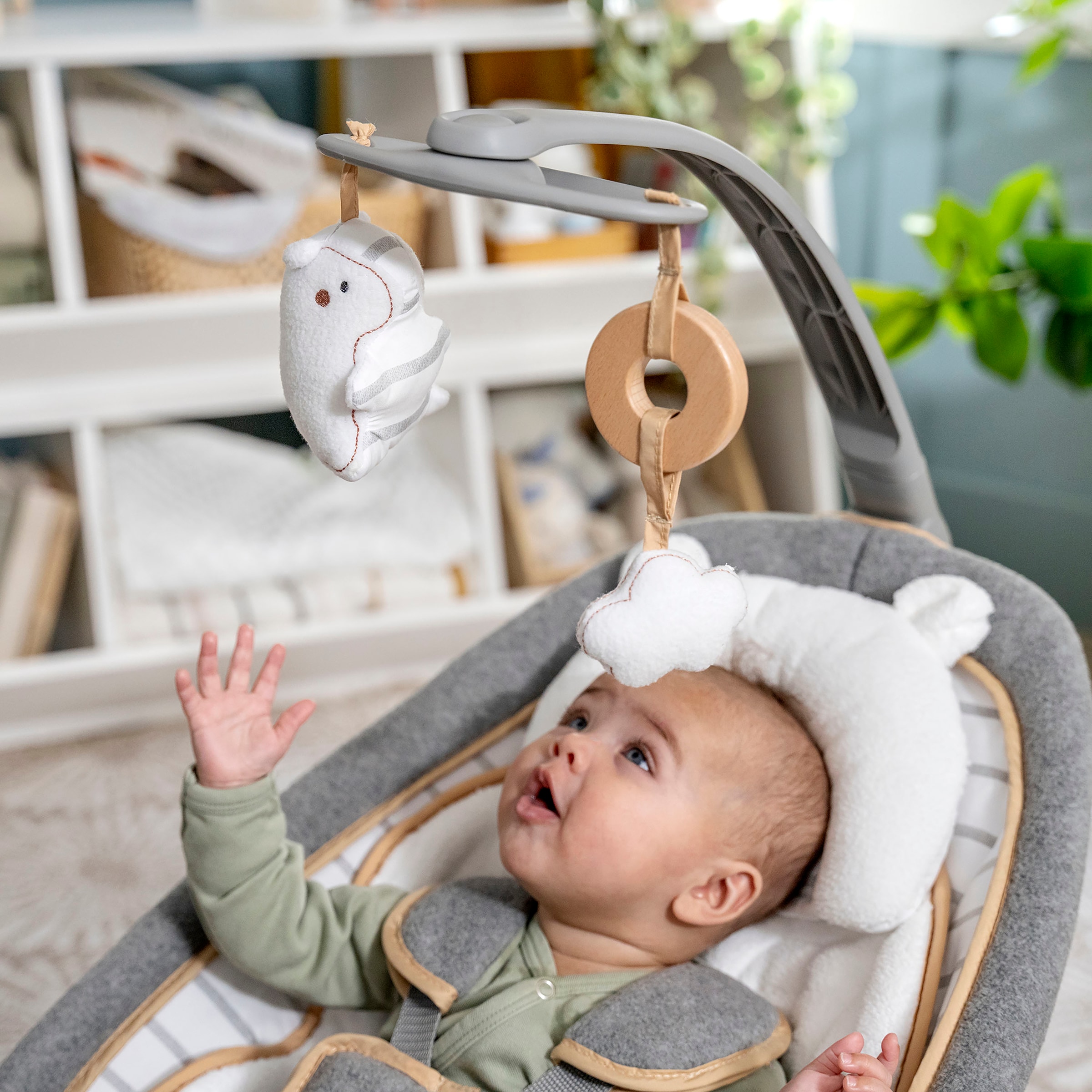 ingenuity Transat pour bébé »Rocking Seat - Bella Teddy« mit Sound-Effekt