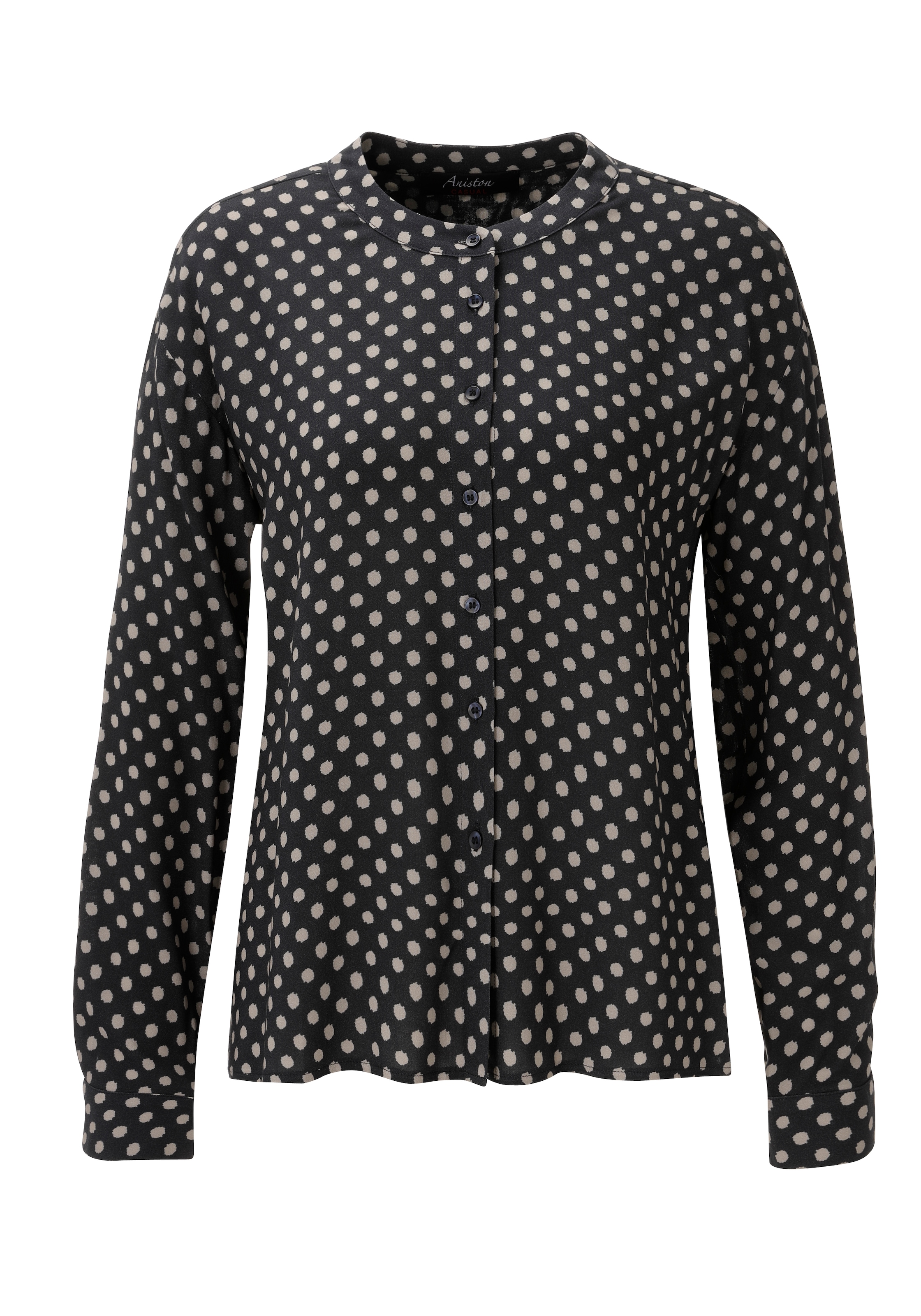Aniston CASUAL Hemdbluse mit fantasievollen Tupfen bedruckt - NEUE KOLLEKTION