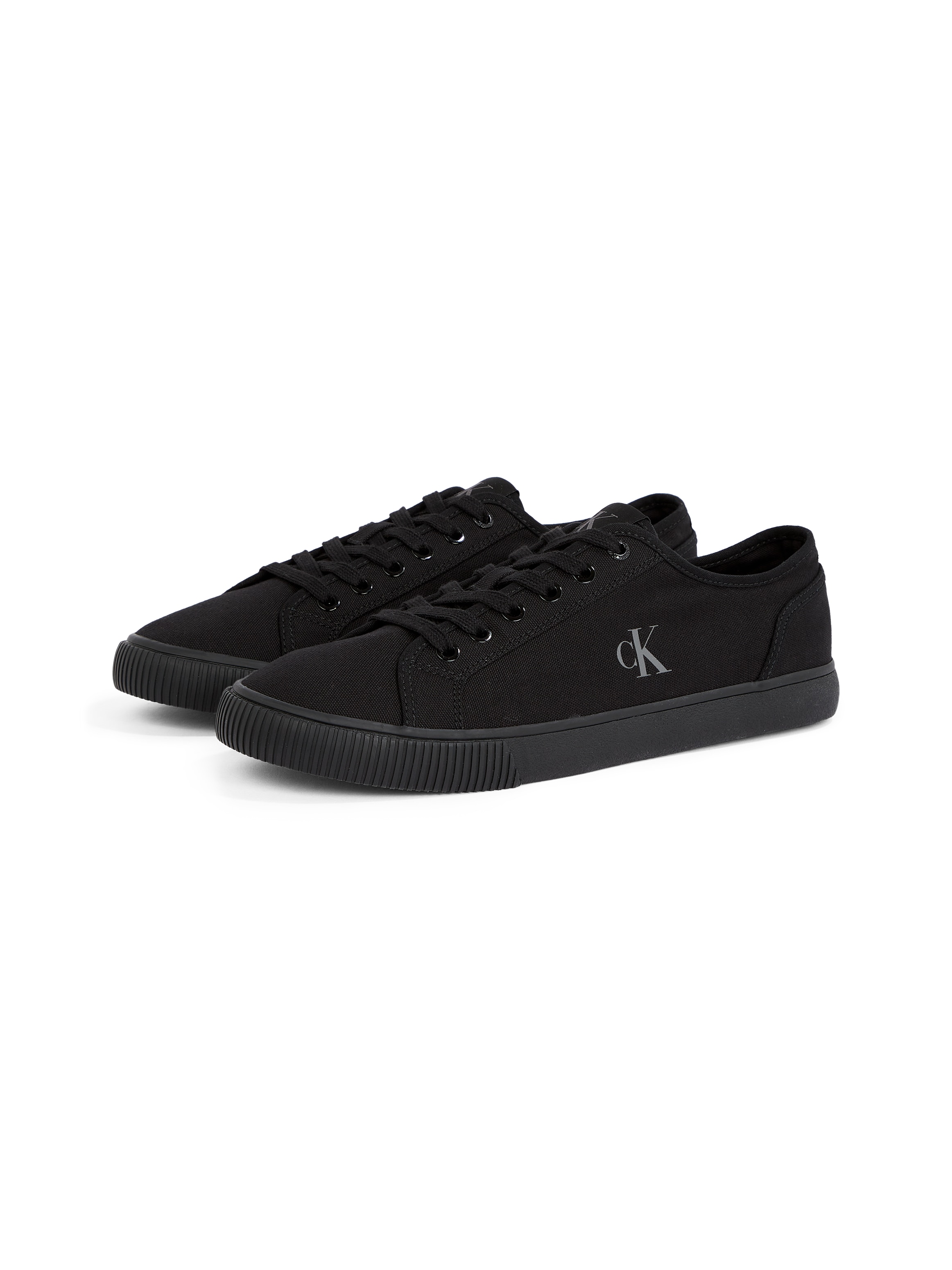Calvin Klein Jeans Sneaker »ESS VULC LOW MG CANVAS«  Schnürschuh, Halbschuh, Freizeitschuh in klassischer Optik