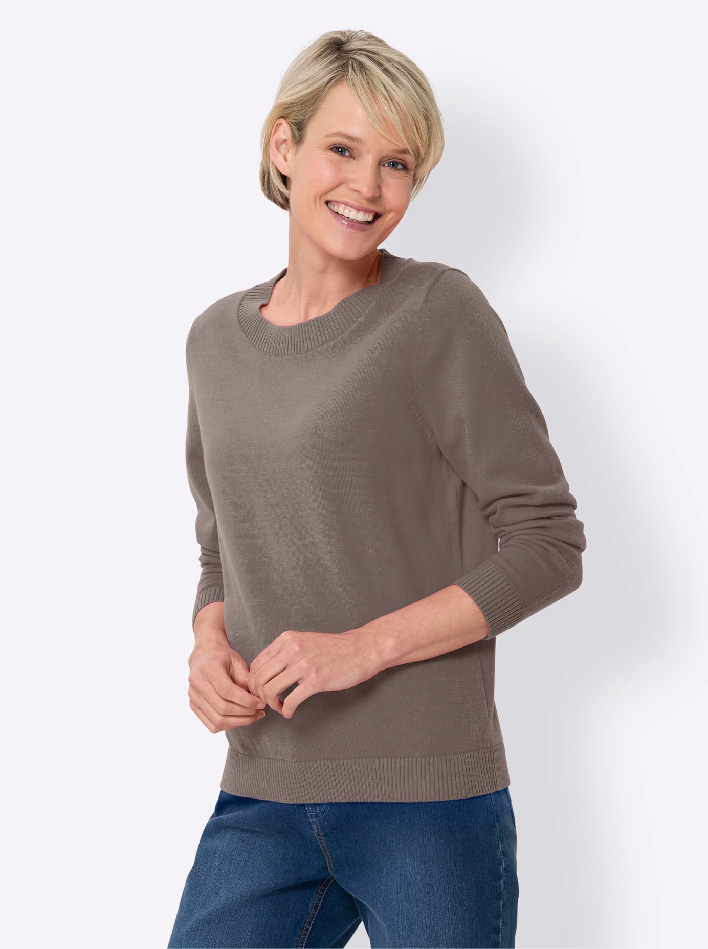 Classic Basics Pull en tricot »Langarm-Pullover«