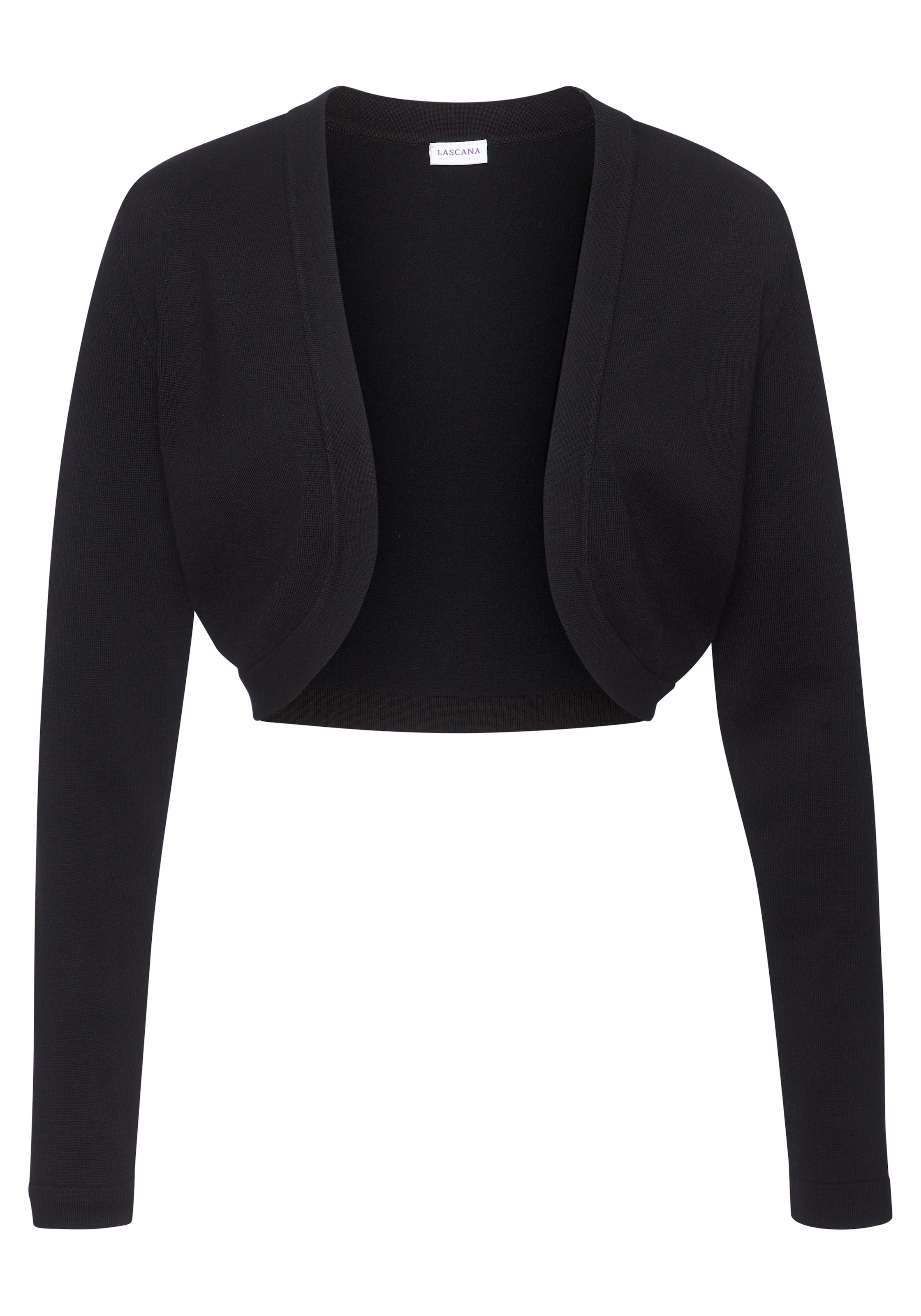 LASCANA Boléro en maille légère, gilet court, décontracté