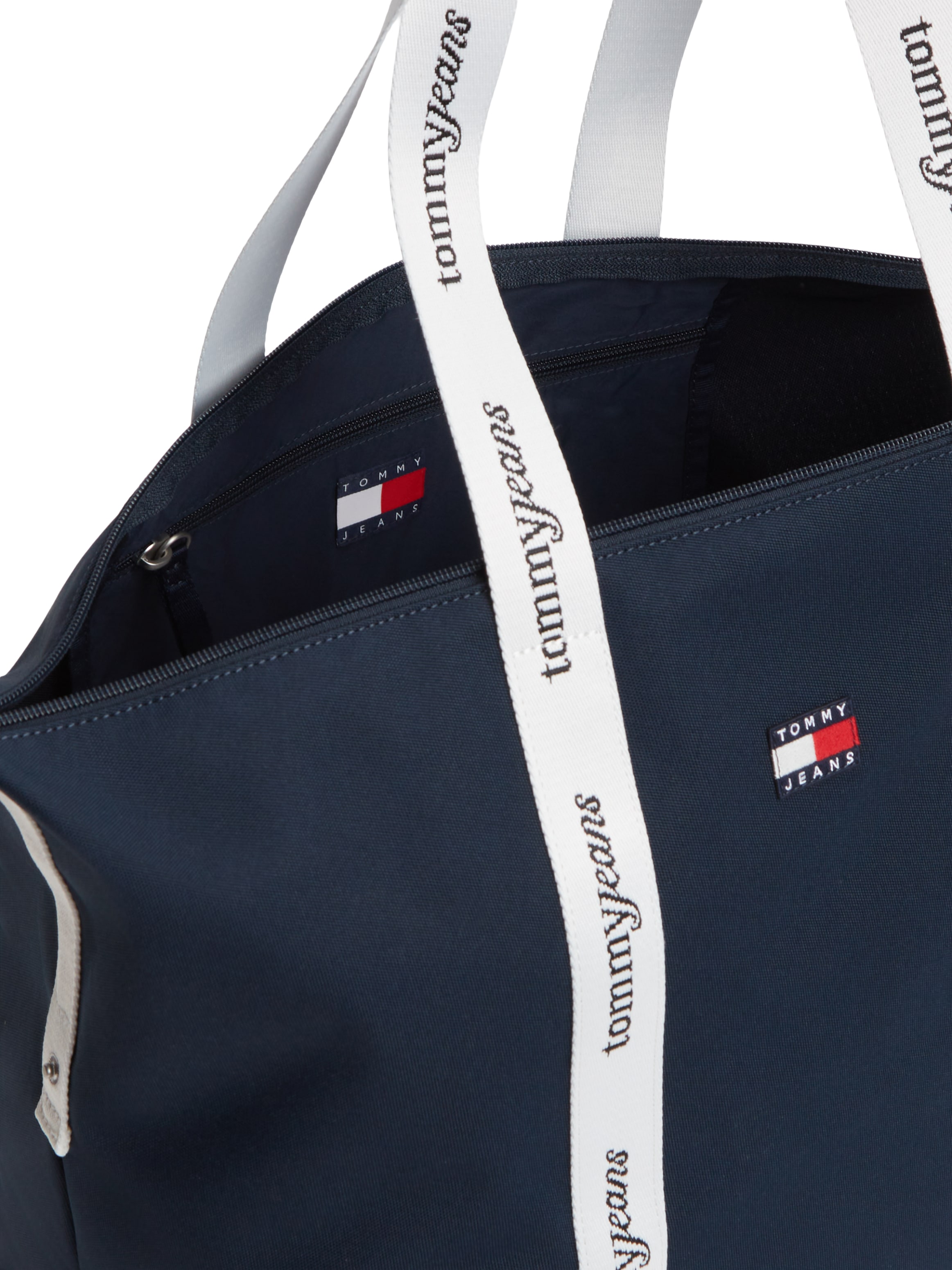 Tommy Jeans Sac de transport »TJW ESS DAILY TOTE« sac d'épaule, shopper avec anses contrastées