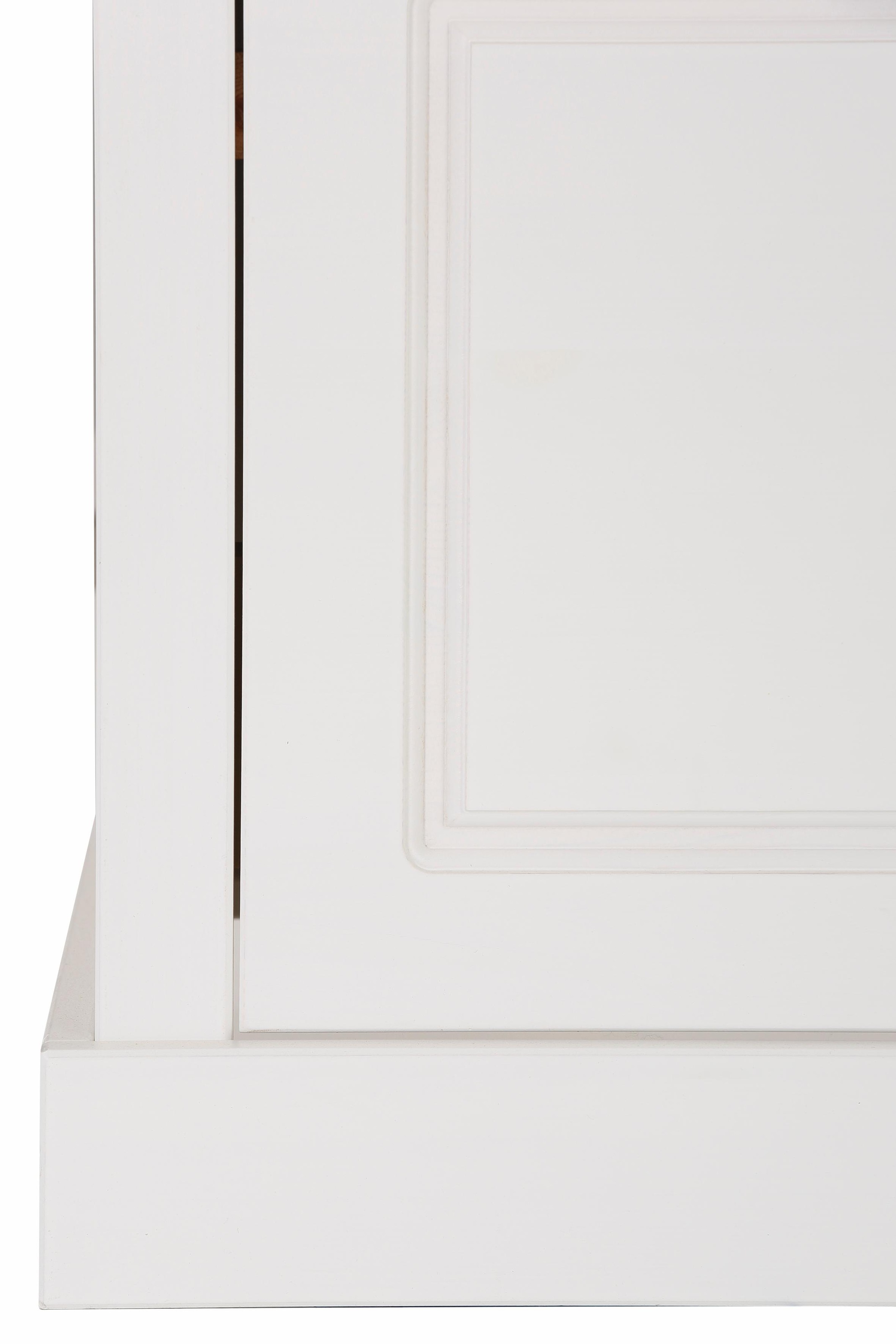 GOODproduct Armoire à chaussures »Basilico« aus massiver Kiefer, FSC®, Breite 90 cm, mit Schublade, Kassettenoptik