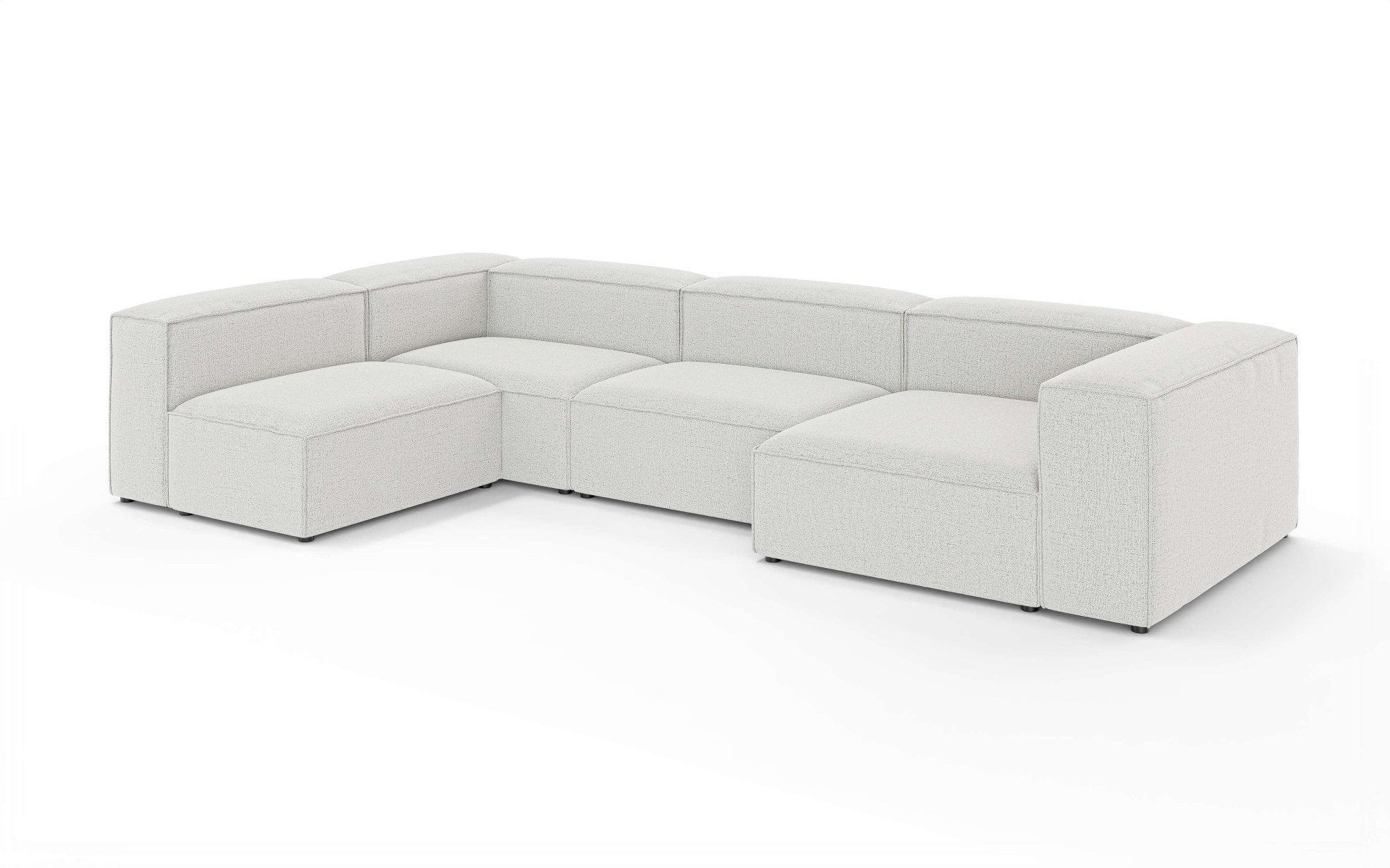 INOSIGN Paysage de salon »HAILY U-Form mit Ottomane links/rechts, Masse B/T/H: 360/200/72 cm« als Modul oder separat verwendbar, für individuelle Zusammenstellung