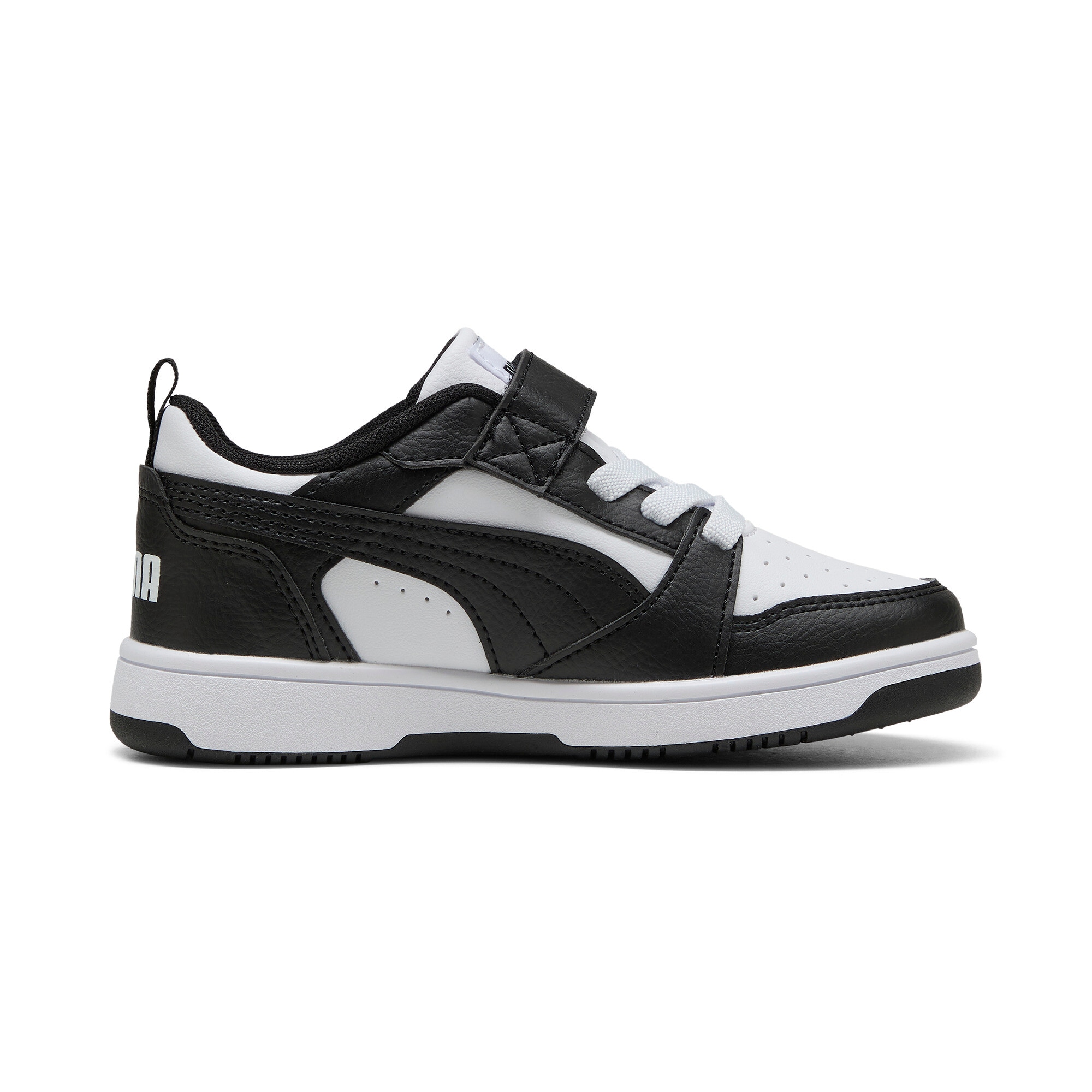 PUMA Sneakers »REBOUND V6 LO AC+ PS«  knöchelhoher Schnitt, mit Klettverschluss, mit Gummilaufsohle