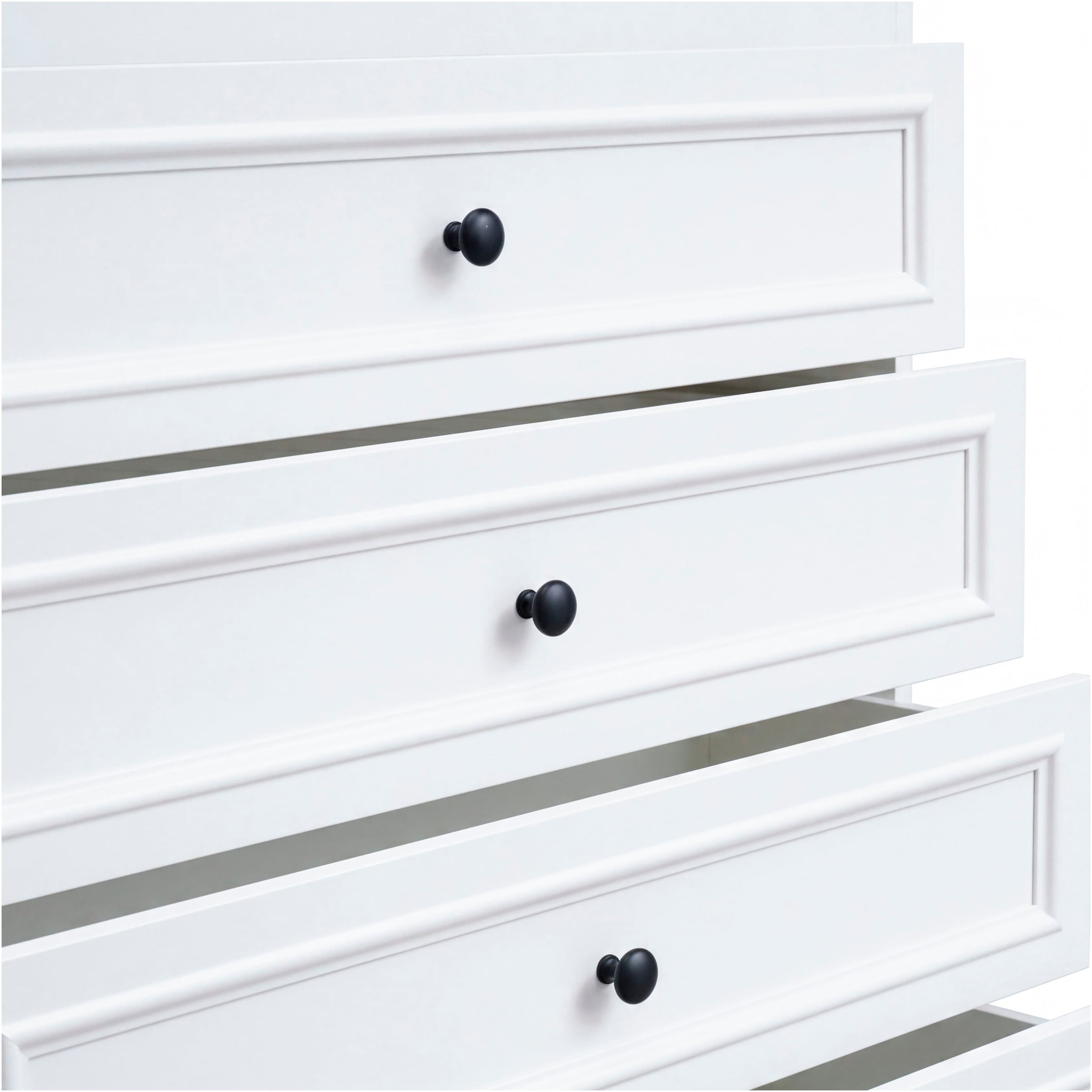 GOODproduct Schubkastenkommode »Arrian Landhaus Kommode Weiss | Schubladenkommode« Vielseitig als Schlafzimmer- oder Flurkommode nutzbar