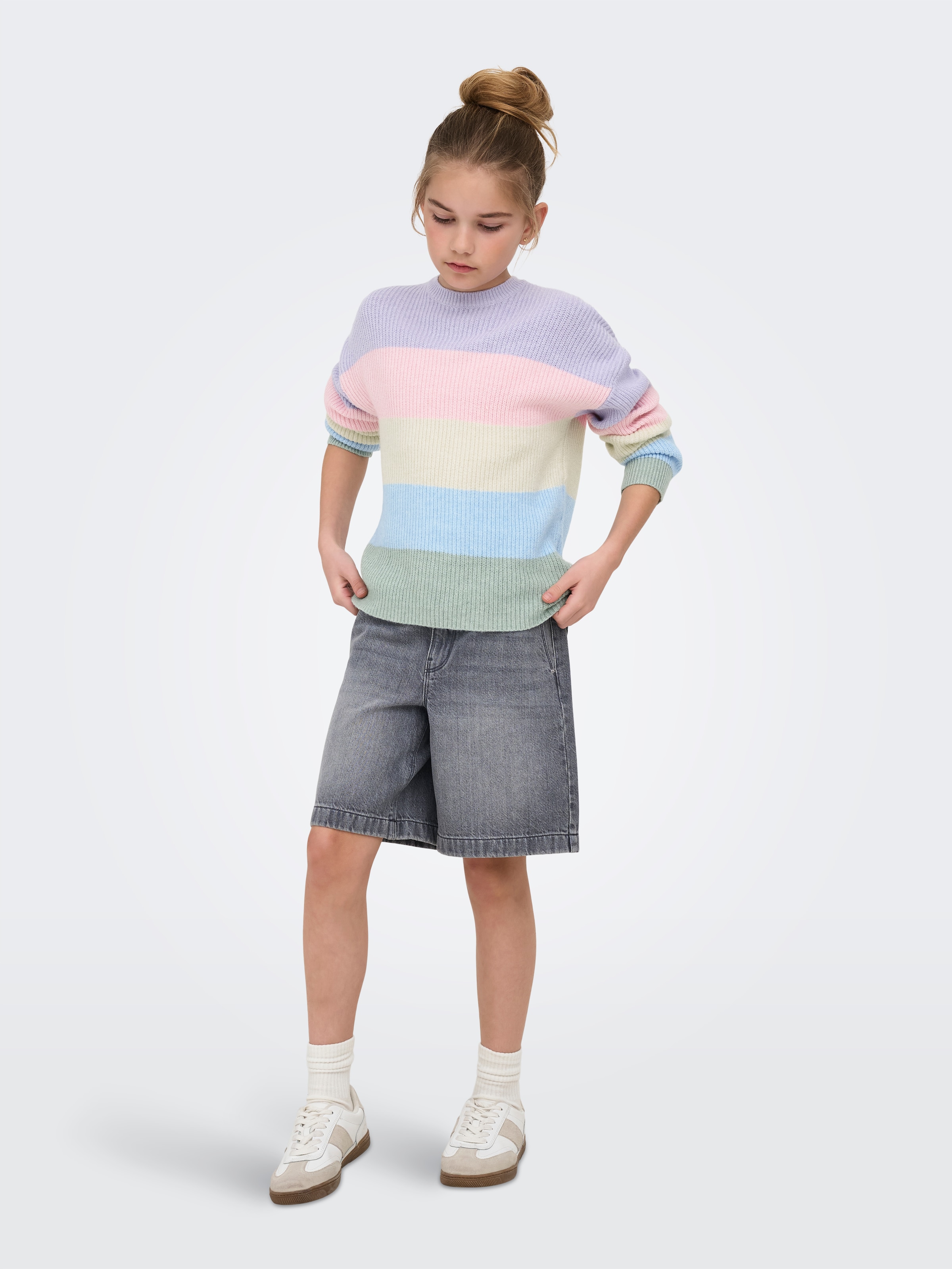 KIDS ONLY Pull en tricot »KOGSANDY L/S STRIPE PULLOVER KNT NOOS«