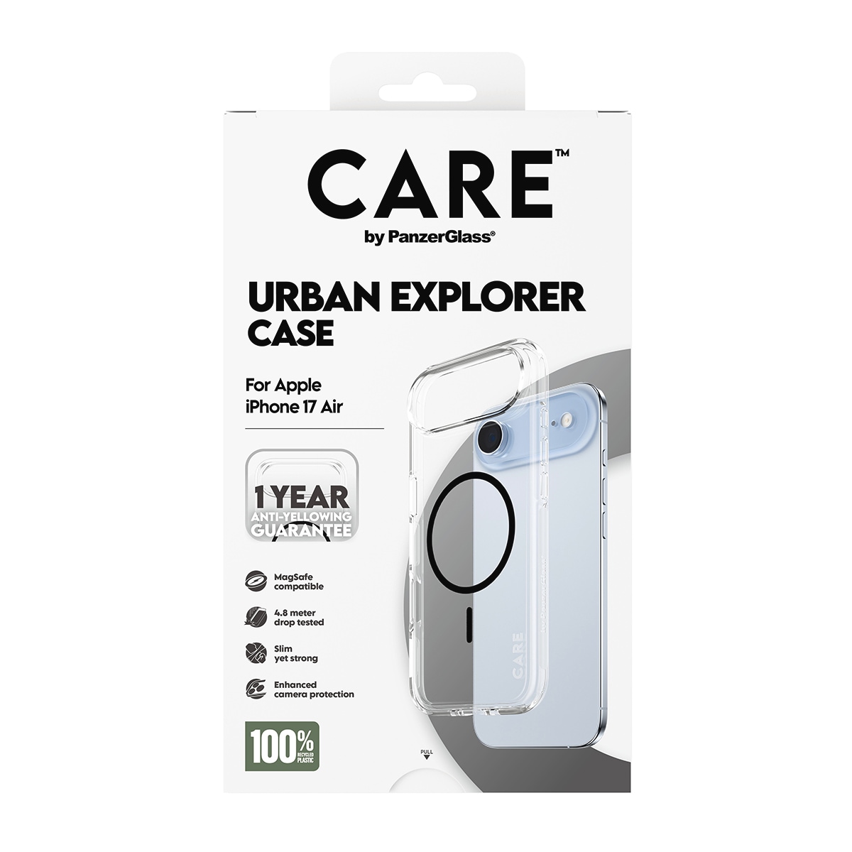 CARE by PanzerGlass Handyhülle »Urban Explorer Case für Apple iPhone Air« Apple iPhone Air Backcover, Schutzhülle, Handyschutzhülle, Case, Schutzcase, stossfest