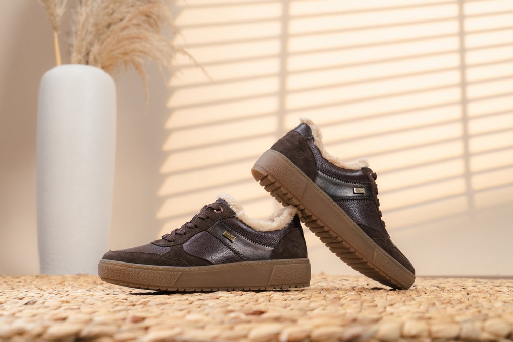 Remonte Baskets à plateforme  chaussure à lacets, chaussure basse avec membrane TEX déperlante