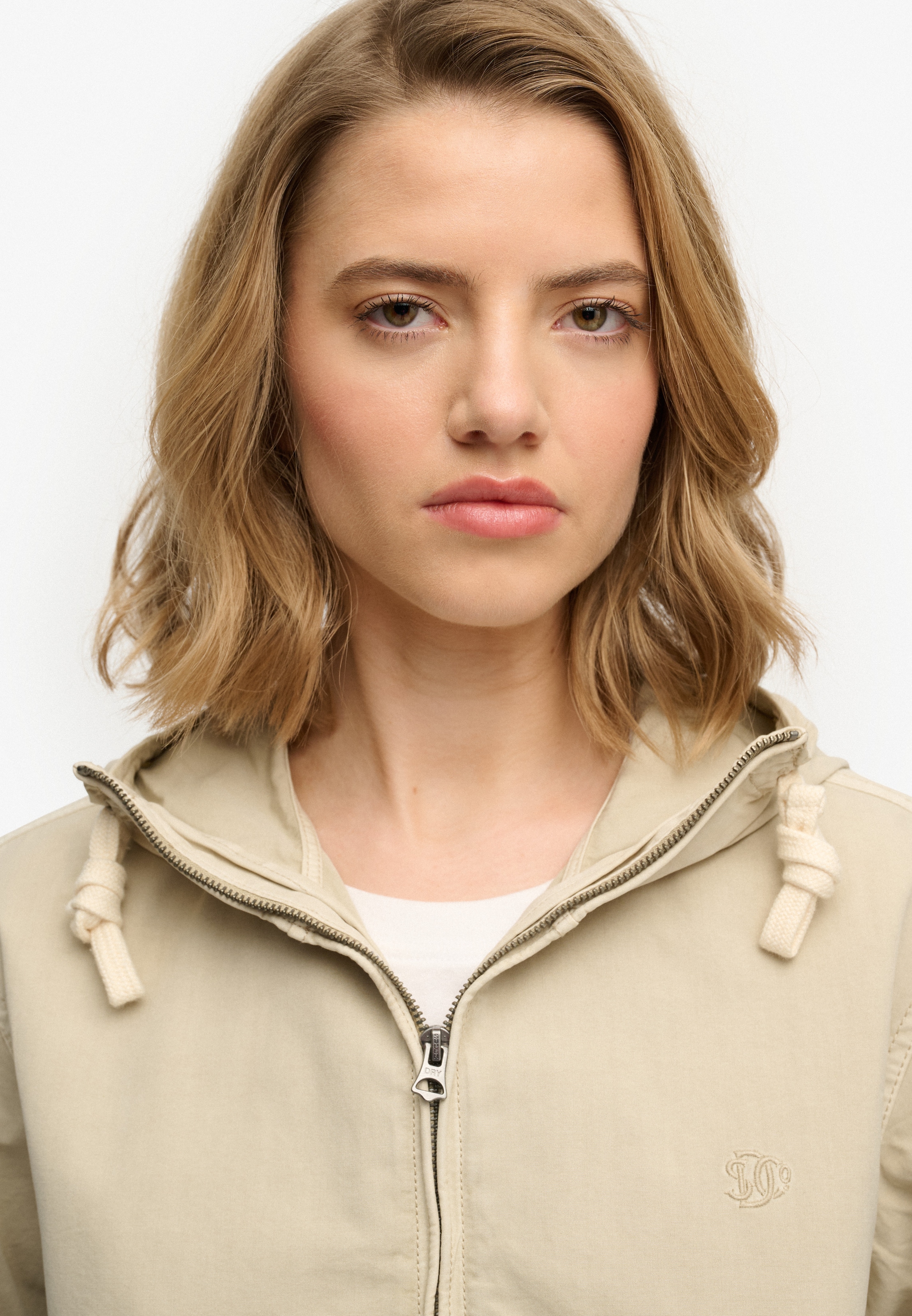 Superdry Parka »HOODED WASHED TWILL JKT« mit Kapuze