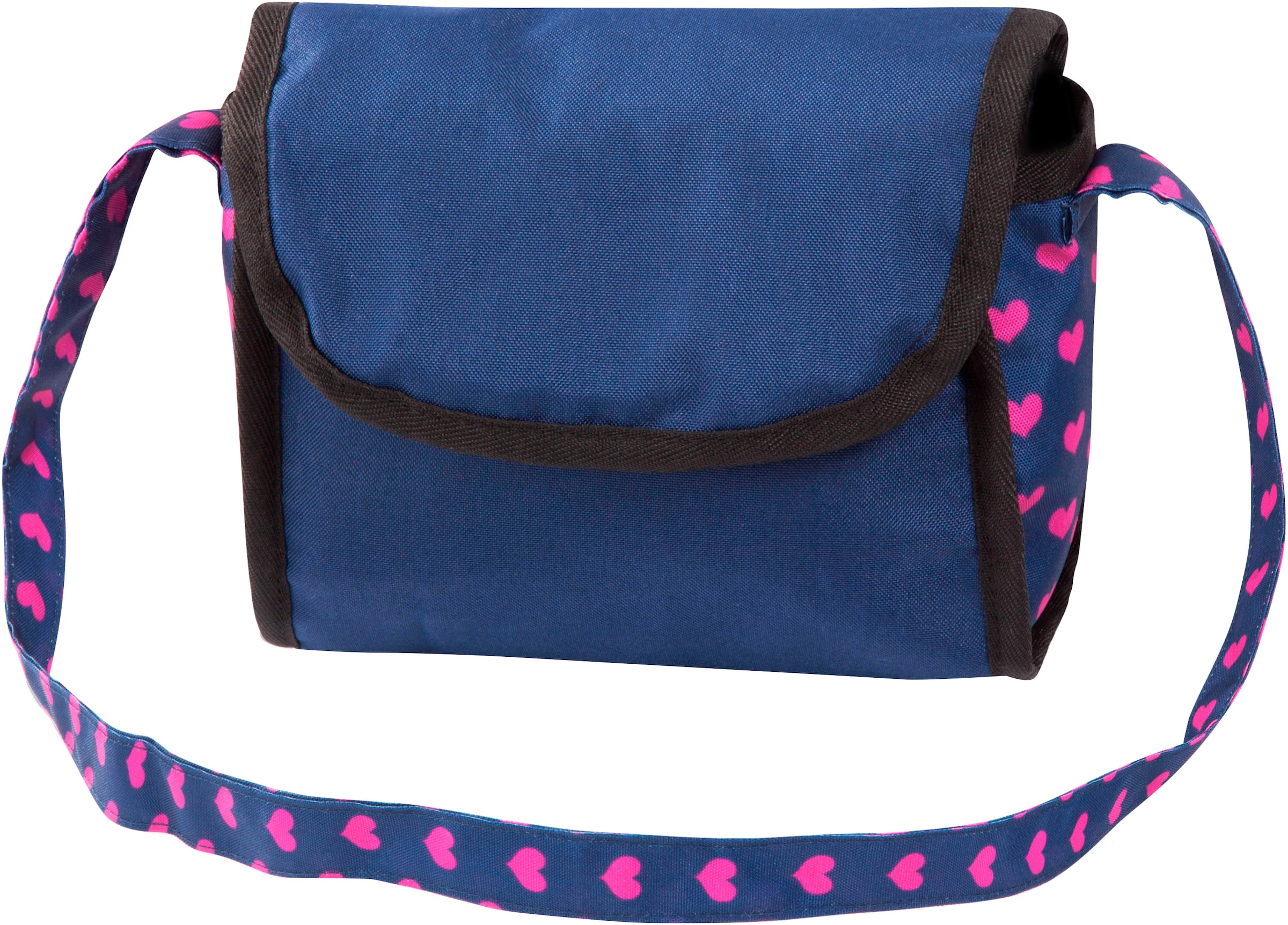 Bayer Meubles de poupées »Puppen-Reisebett und Schlafsack blau/pink« mit Schlafsack, Wickeltasche und Zubehör für die Puppenpflege