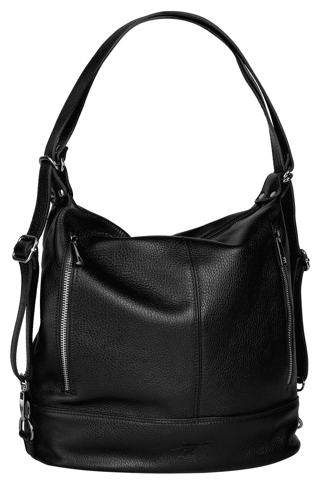 Samantha Look Sac à dos de ville echt Leder, Made in Italy