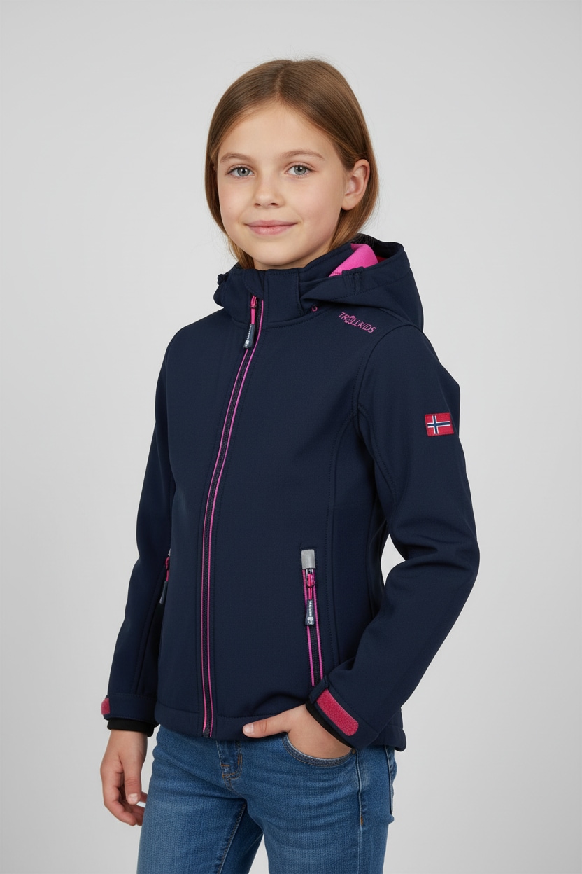 TROLLKIDS Veste softshell »GIRLS TROLLFJORD JACKET« 1 cuis tlg.