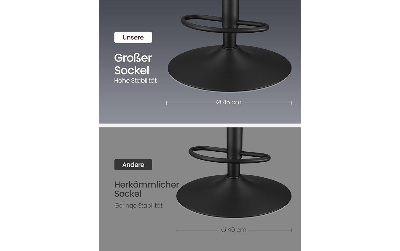 VASAGLE Barhocker »2er Set 48 x 90 cm/112 cm«