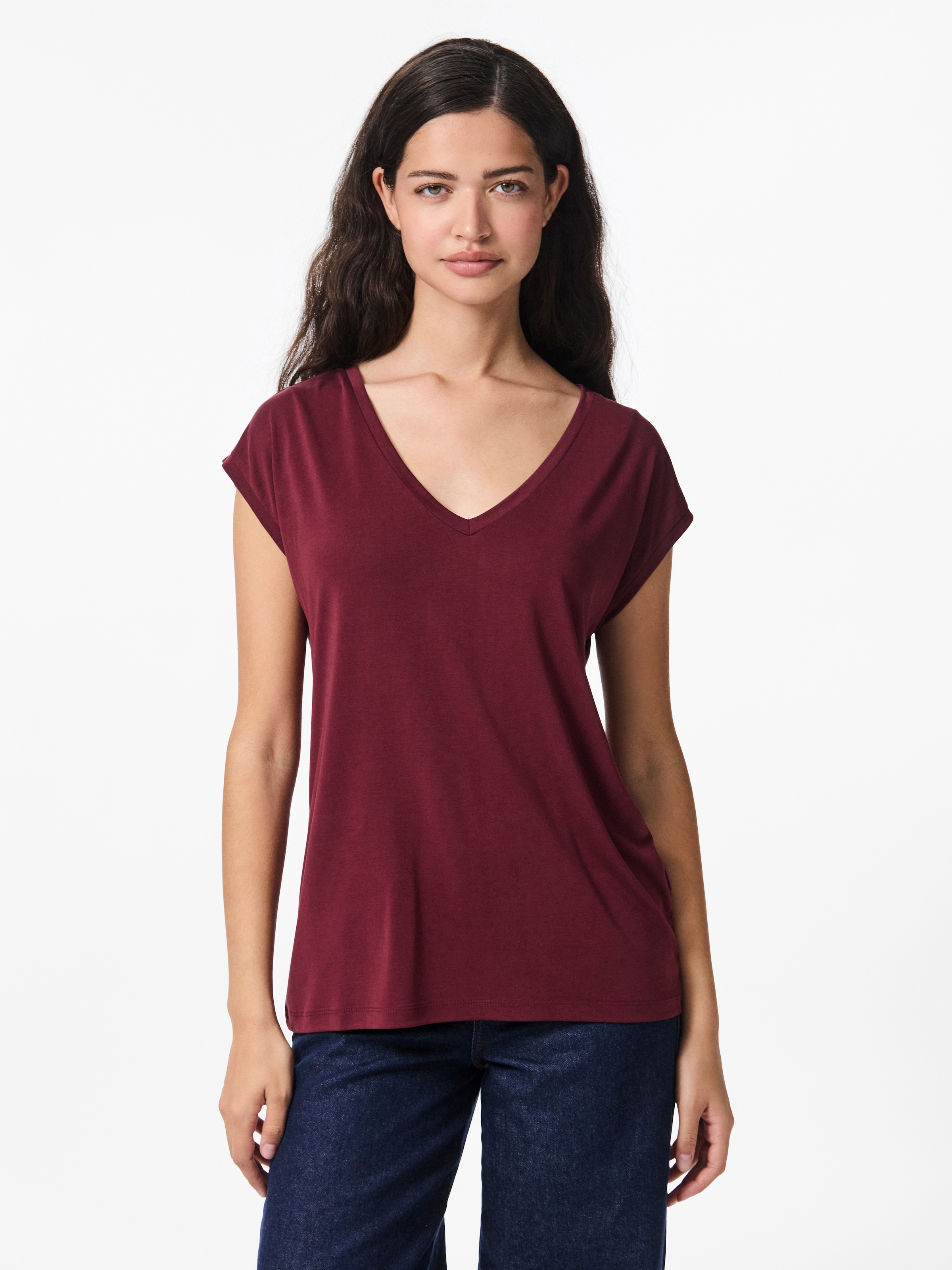 pieces Kurzarmshirt »PCKAMALA TEE NOOS BC«