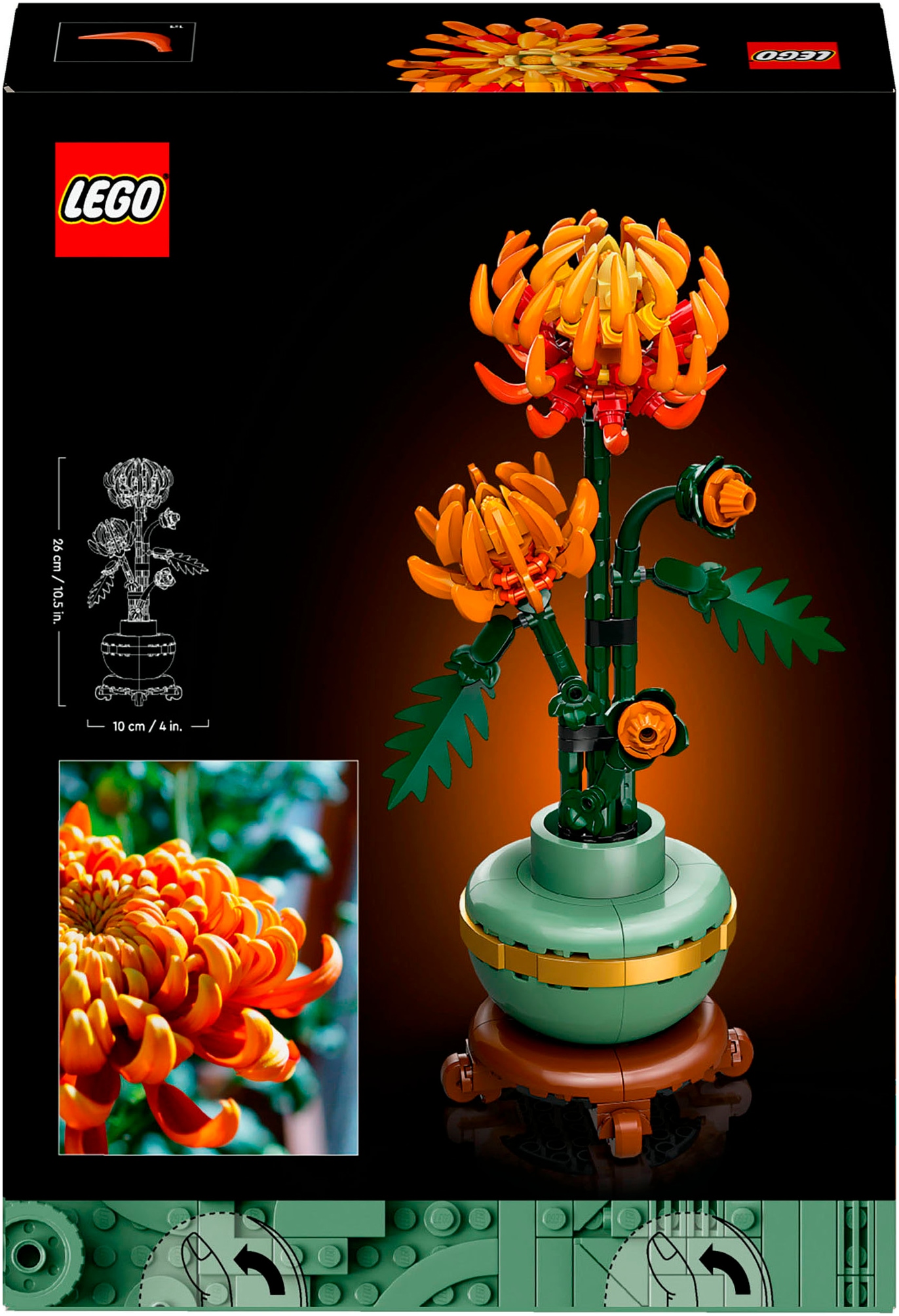 LEGO® Pions de construction »Chrysantheme (10368), LEGO Botanicals« Made in Europe