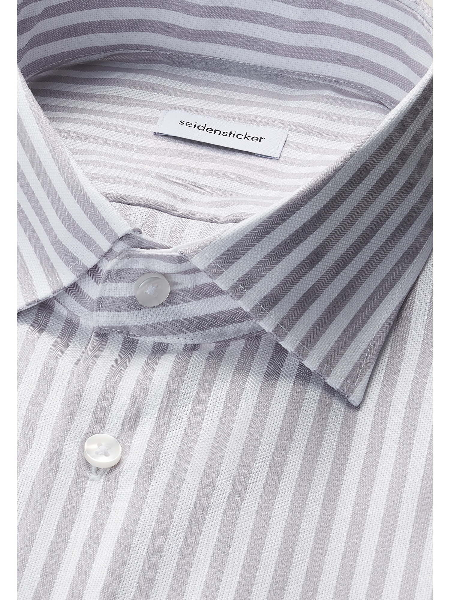 seidensticker Businesshemd »Schwarze Rose« Shaped 1/1 Kentkragen Gestreift
