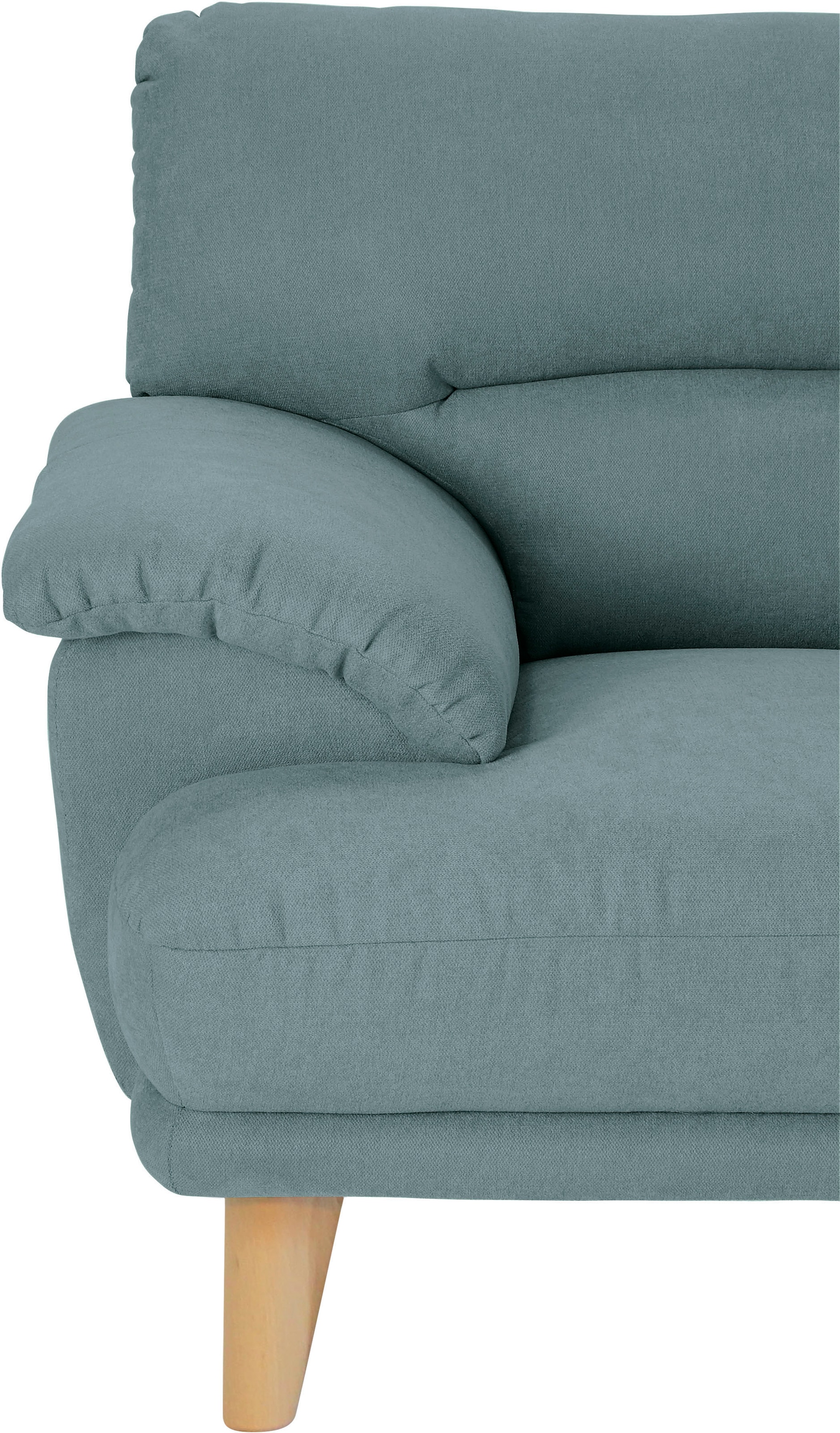 TRENDMANUFAKTUR Coin rembourré »Cecilia, italienisches Designsprache, modern und komfortabel, L-Form,« excellent confort d’assise et accoudoirs confortables