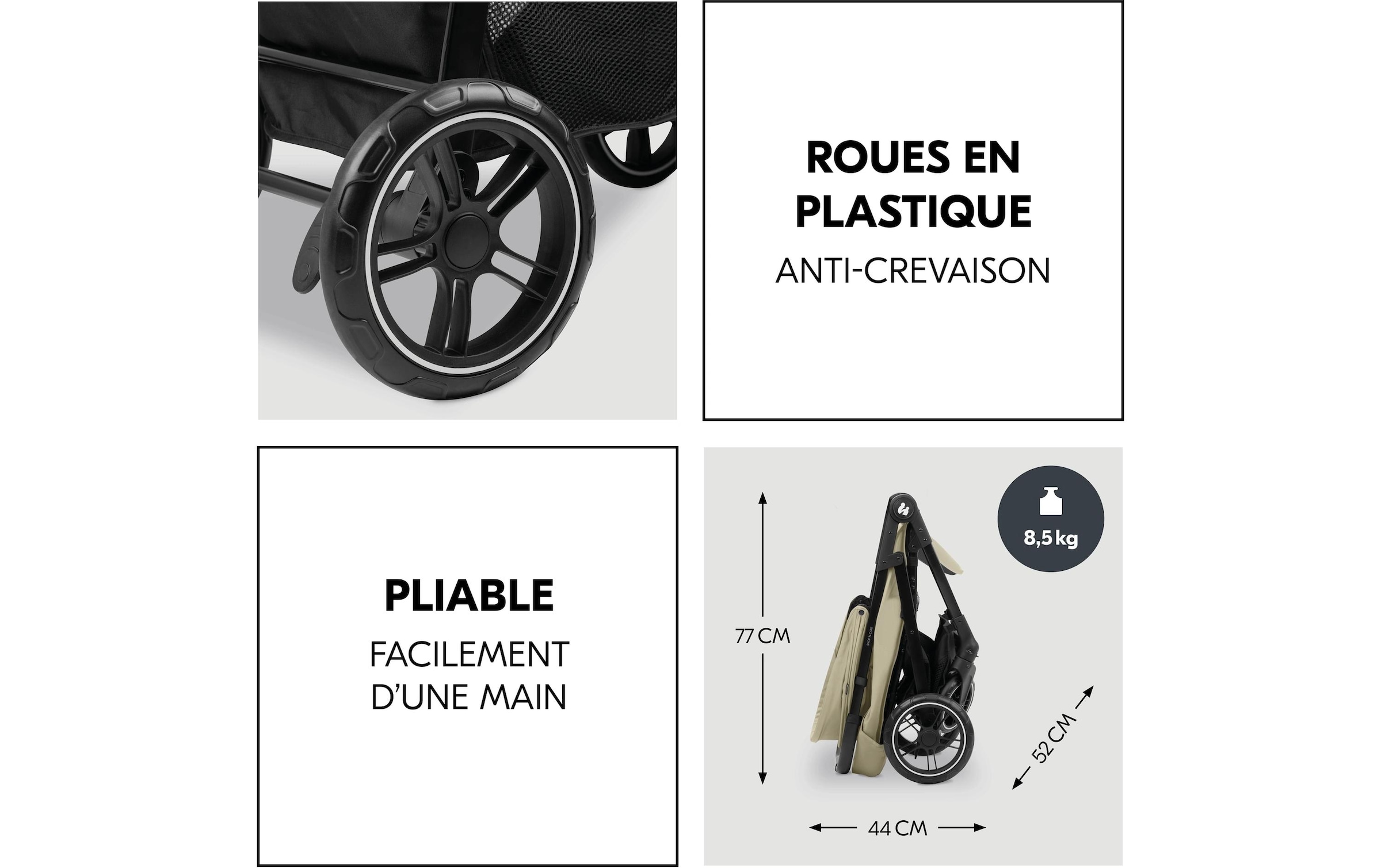 Hauck Poussette pour enfants »Shop N Care Travel Set« 25 kilos
