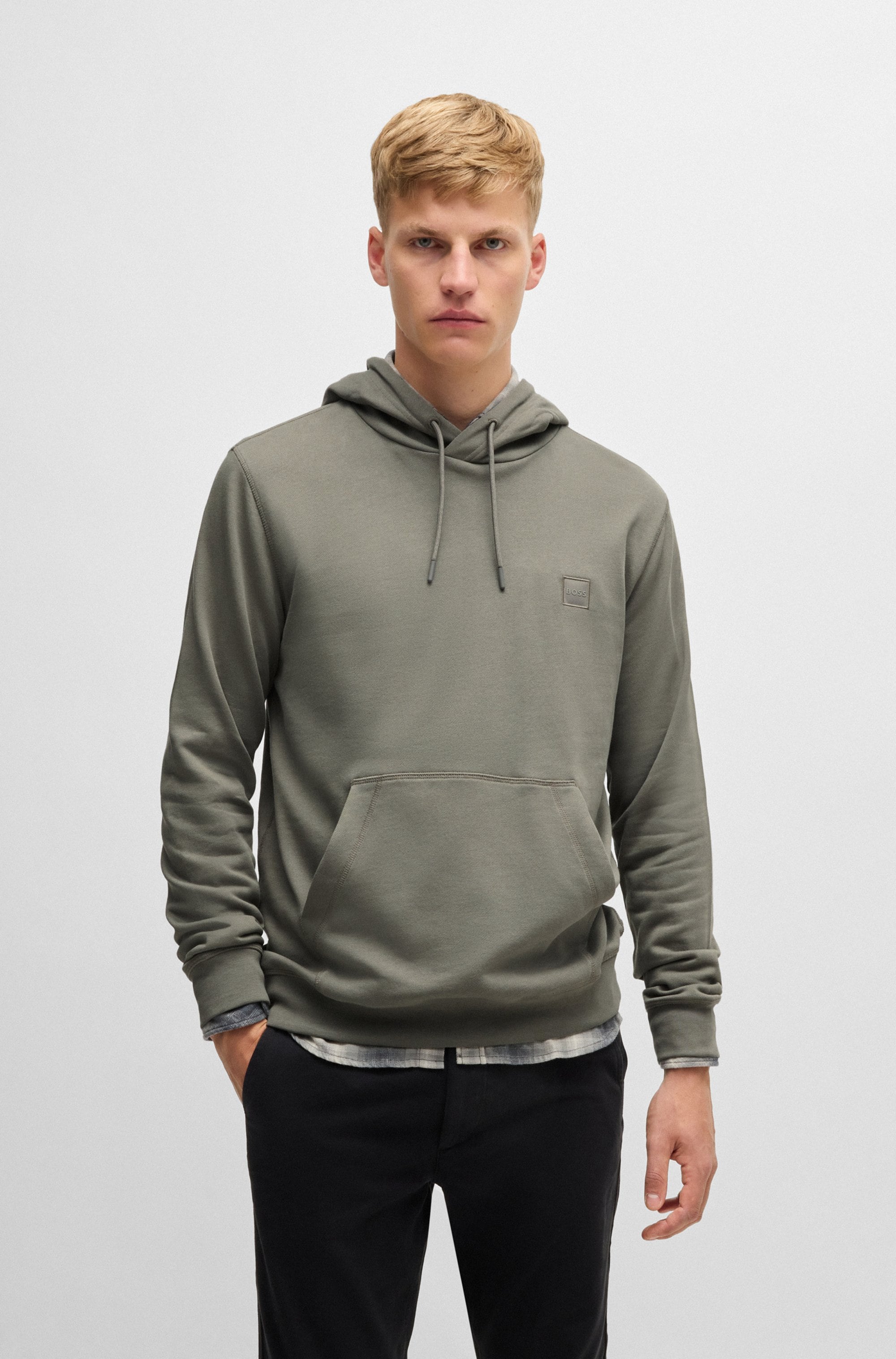BOSS ORANGE Kapuzensweatshirt »Wetalk«, mit gesticktem BOSS Markenlabel
