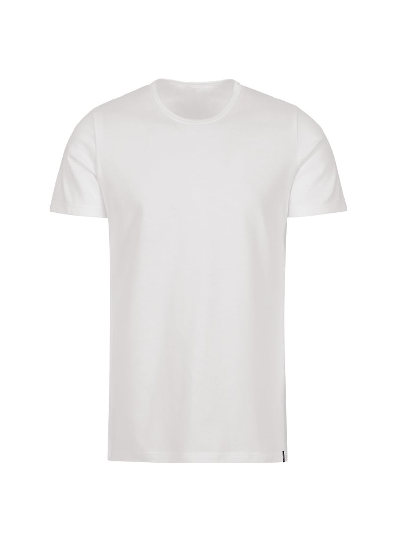 Trigema T-shirt »TRIGEMA T-Shirt aus Baumwolle/Elasthan« 1 cuis