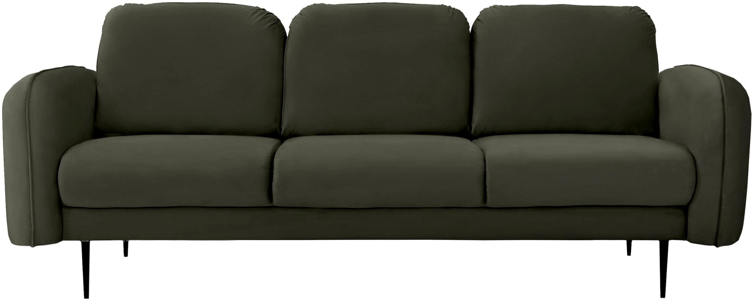 Home affaire 3-places »Skidi« mit losen Rückenkissen und Keder oben auf der Armlehne