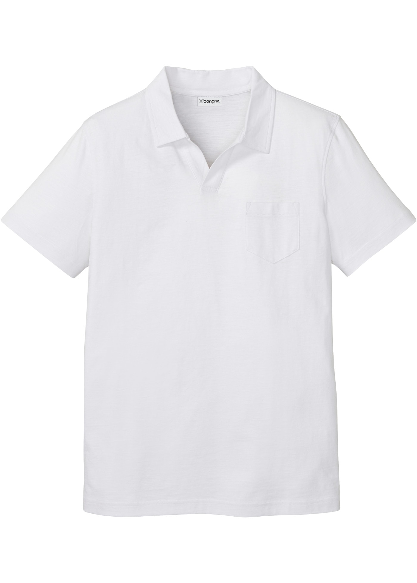 bonprix Polo coupe confortable, coton pur, col à revers et poche poitrine