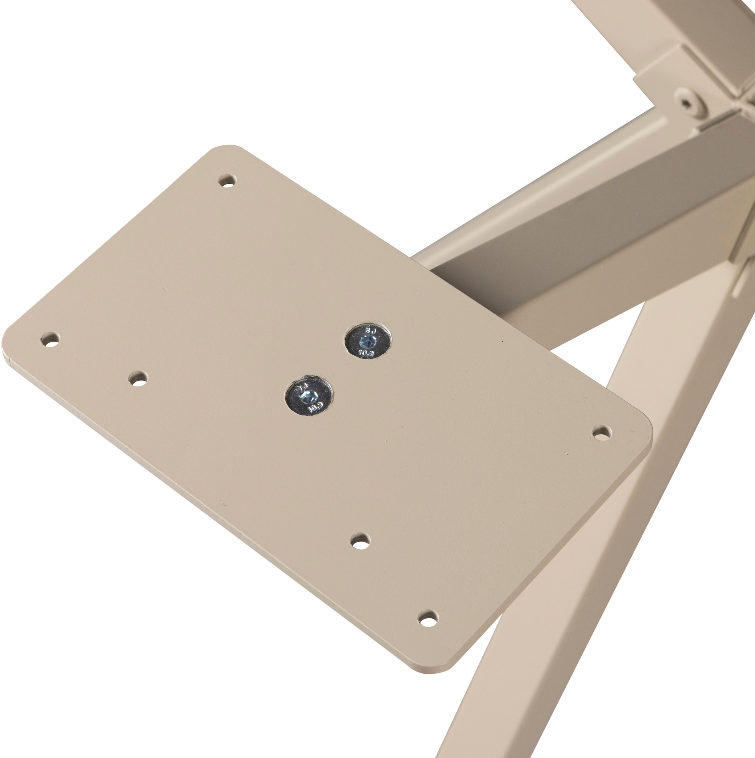 WOOOD Pied de table »Tablo Holland aus Metall mit Pulverbeschichtung Ø 80 x H 72 cm« structure croisée Ø 3,5 cm, capacité de charge 120 kg, facile à monter