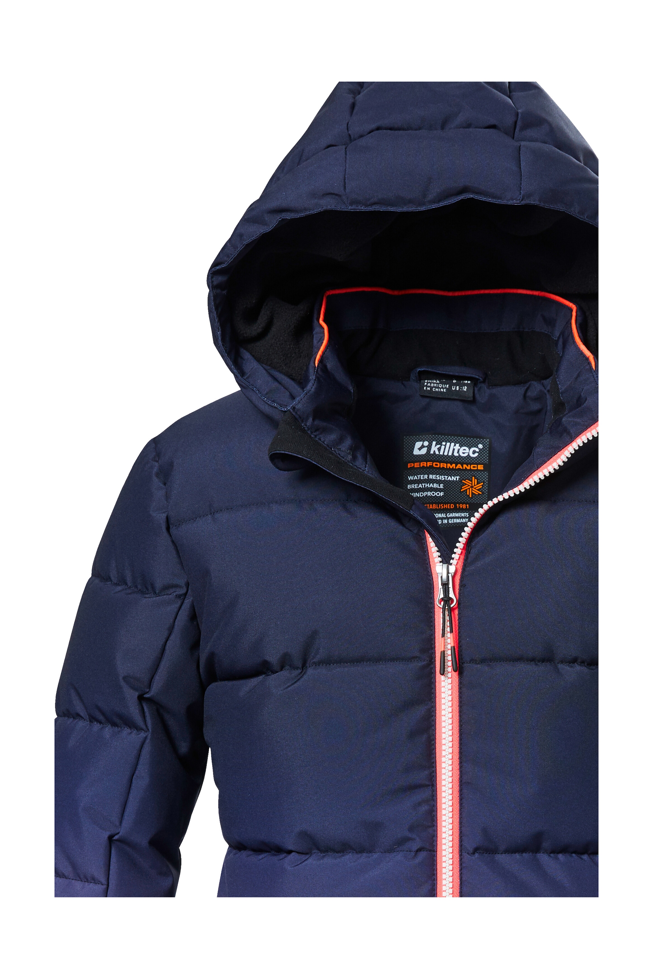 Killtec Veste de ski »KSW 330 GRLS SKI QLTD JCKT« Wasserabweisende Winterjacke, atmungsaktiv, verstellbare Kapuze