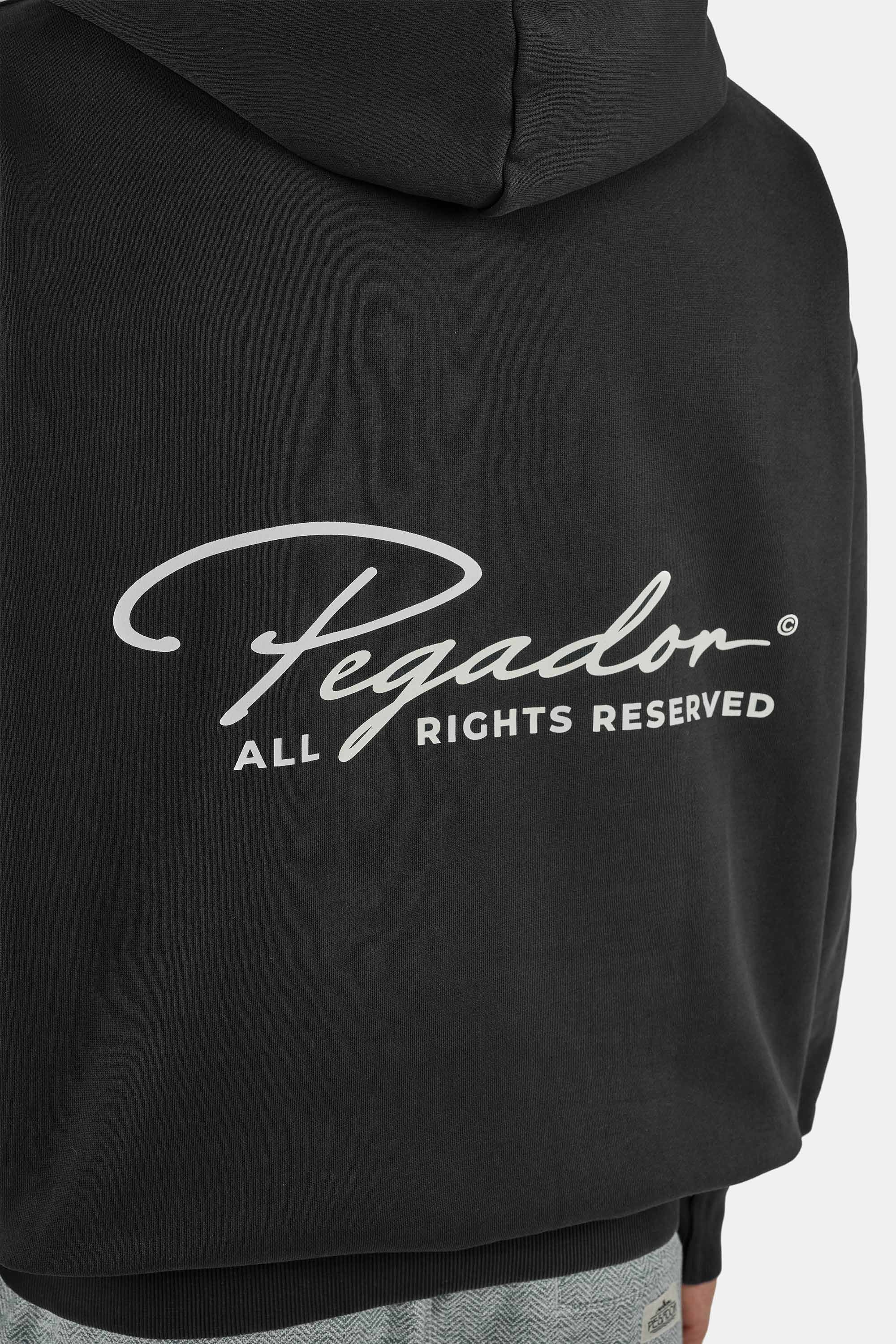 PEGADOR Sweat à capuche »Pike Oversized Hoodie«, mélange de coton, oversize
