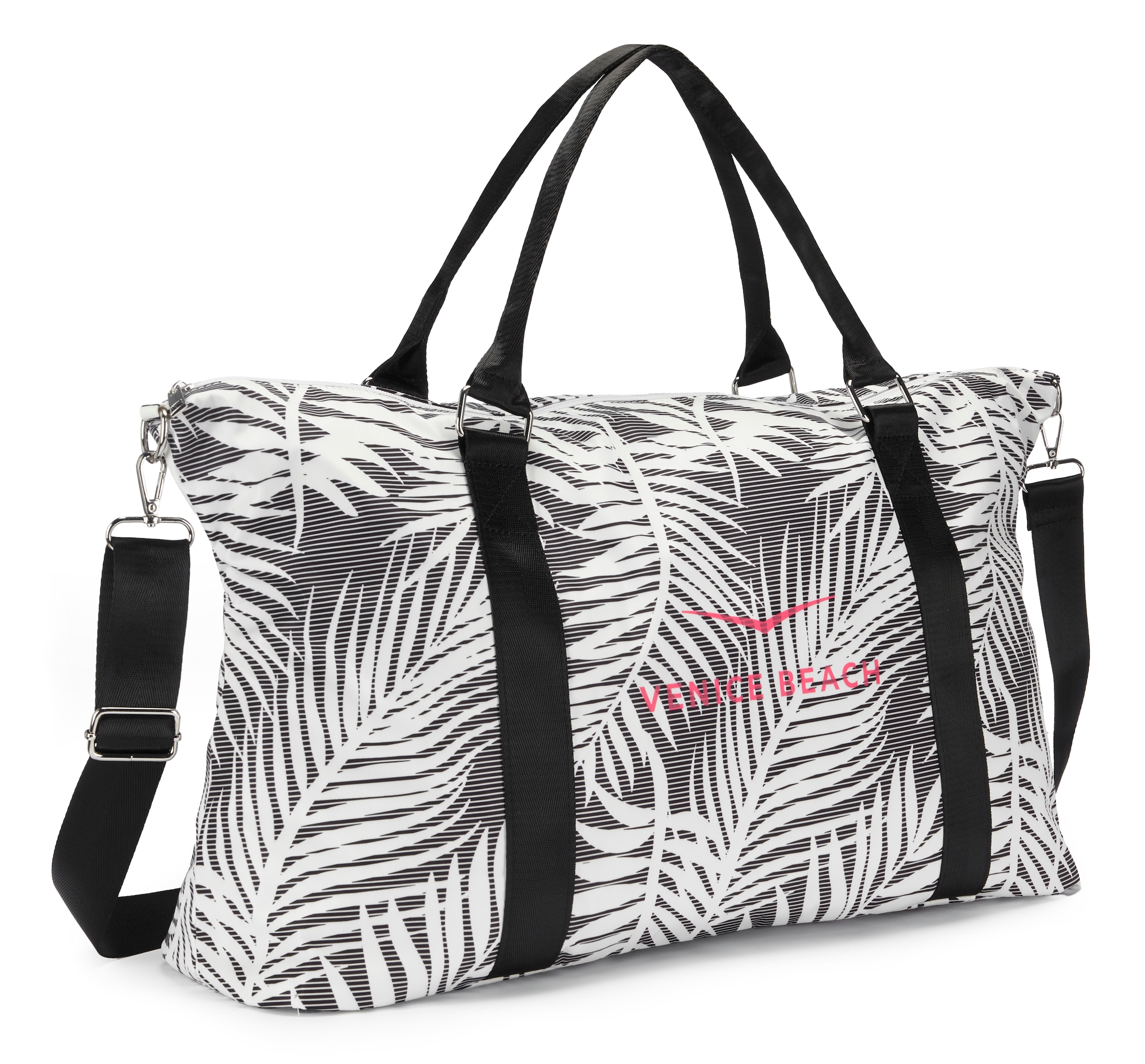 Venice Beach Sporttasche »grosse Umhängetasche, Wellnesstasche, Saunatasche, Reisetasche« Weekender, Strandtasche mit modischem Druck VEGAN