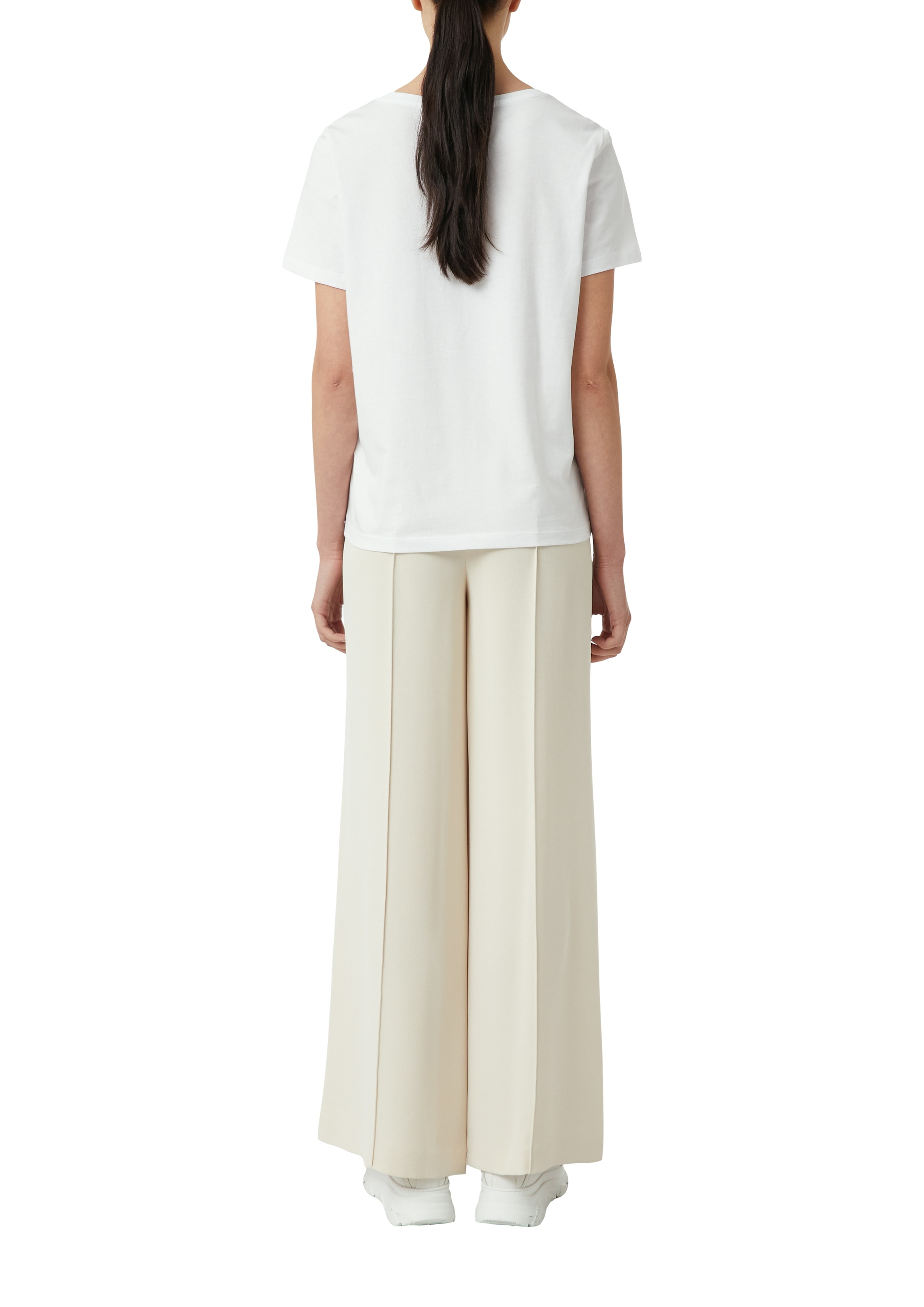 comma casual identity T-Shirt mit Rundhalsausschnitt, Regular Fit
