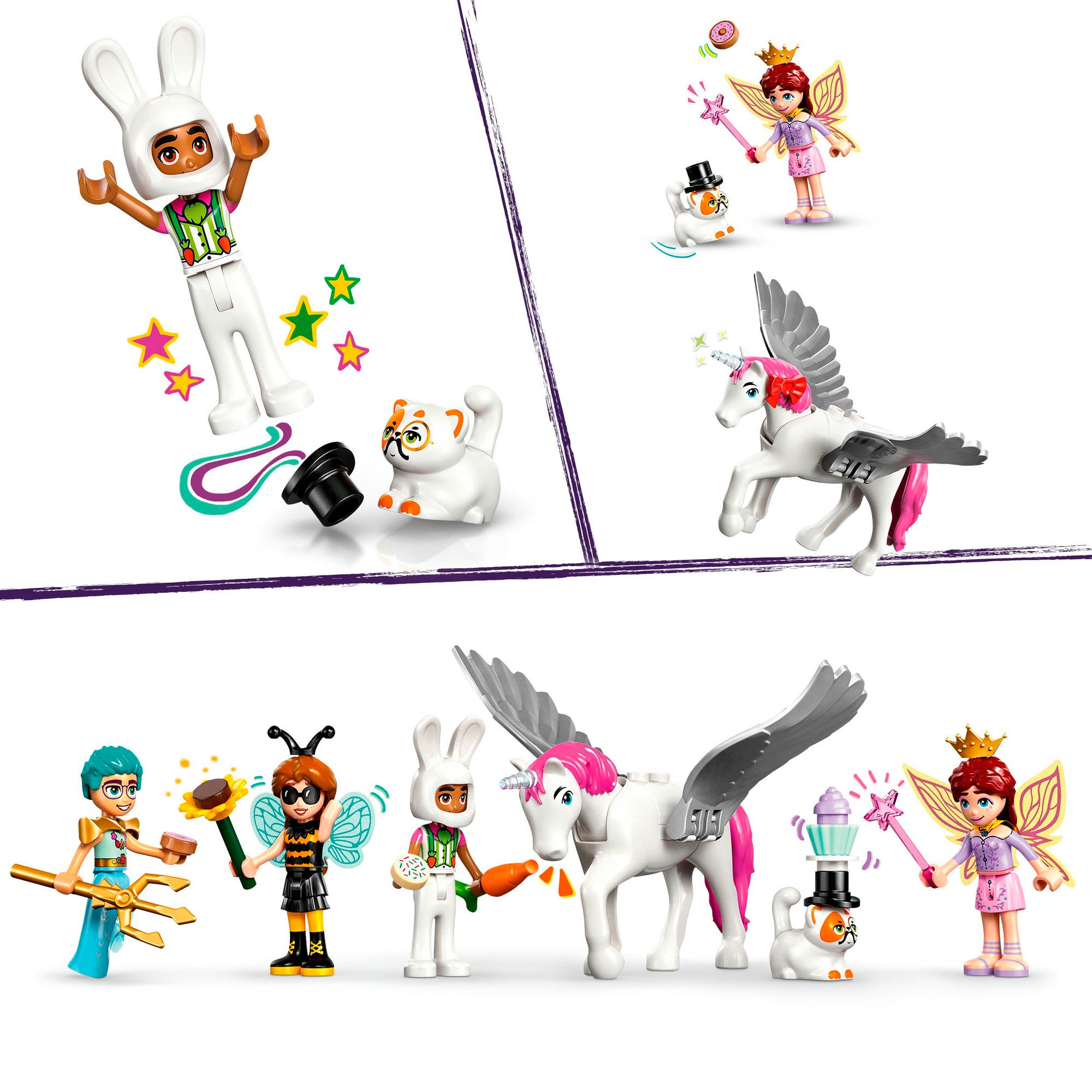 LEGO® Pions de construction »Kostümparty mit Einhorn und Fee (42661), LEGO Friends« Made in Europe