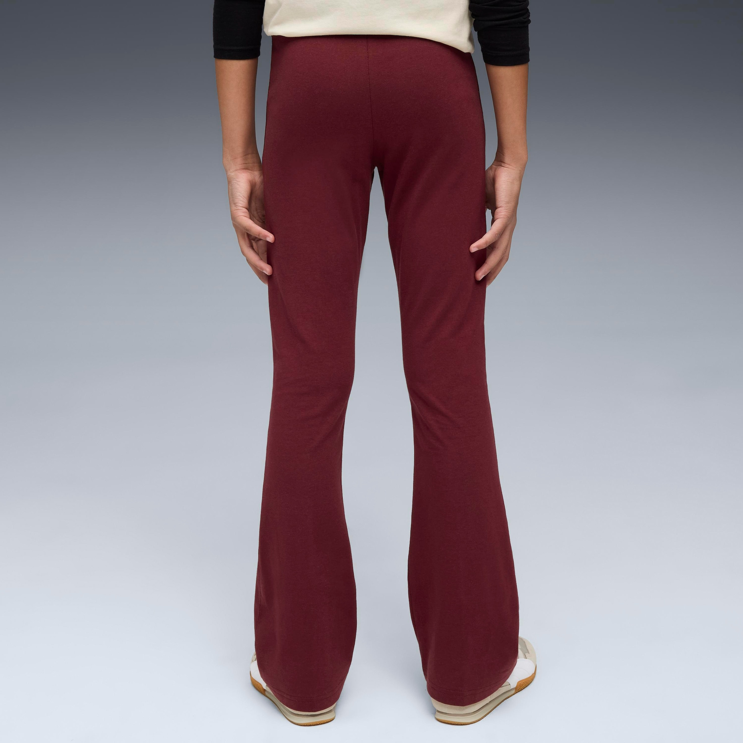 PUMA Leggings »CLASS HIGH-WAIST FLARED LEGGINGS G«  style sportif, pour ados, en coton et élasthanne