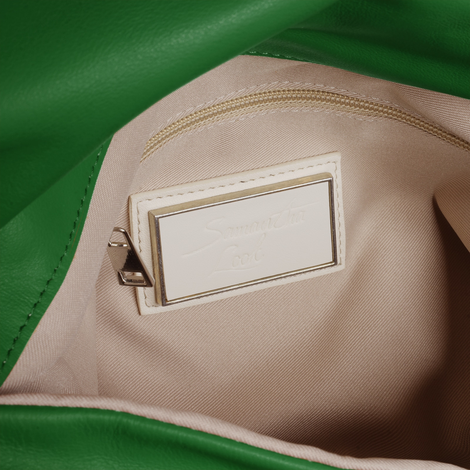 Samantha Look Henkeltasche echt Leder, Made in Italy