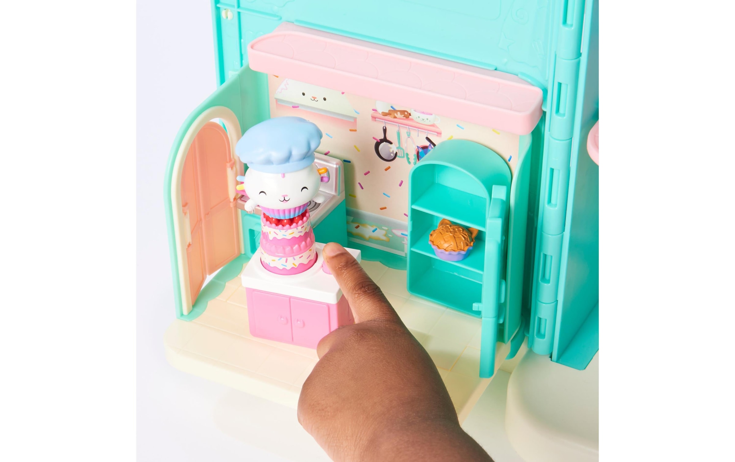 Spin Master Spielwelt »Gabby's Dollhouse Cakey's Küche Deluxe Rooms«