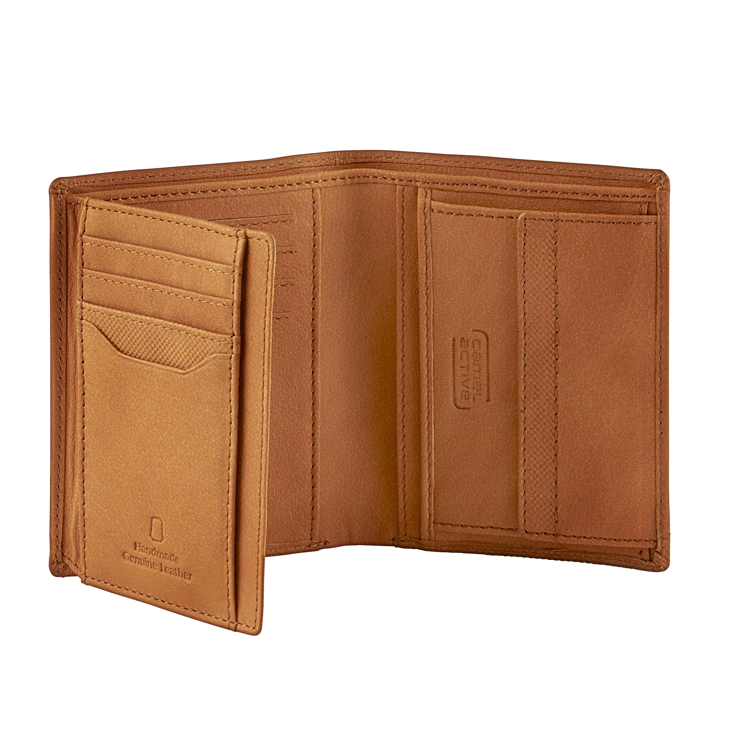 camel active Porte-monnaie »Nimbus« cuir à grain doux avec coutures décoratives légèrement contrastées, protection RFID
