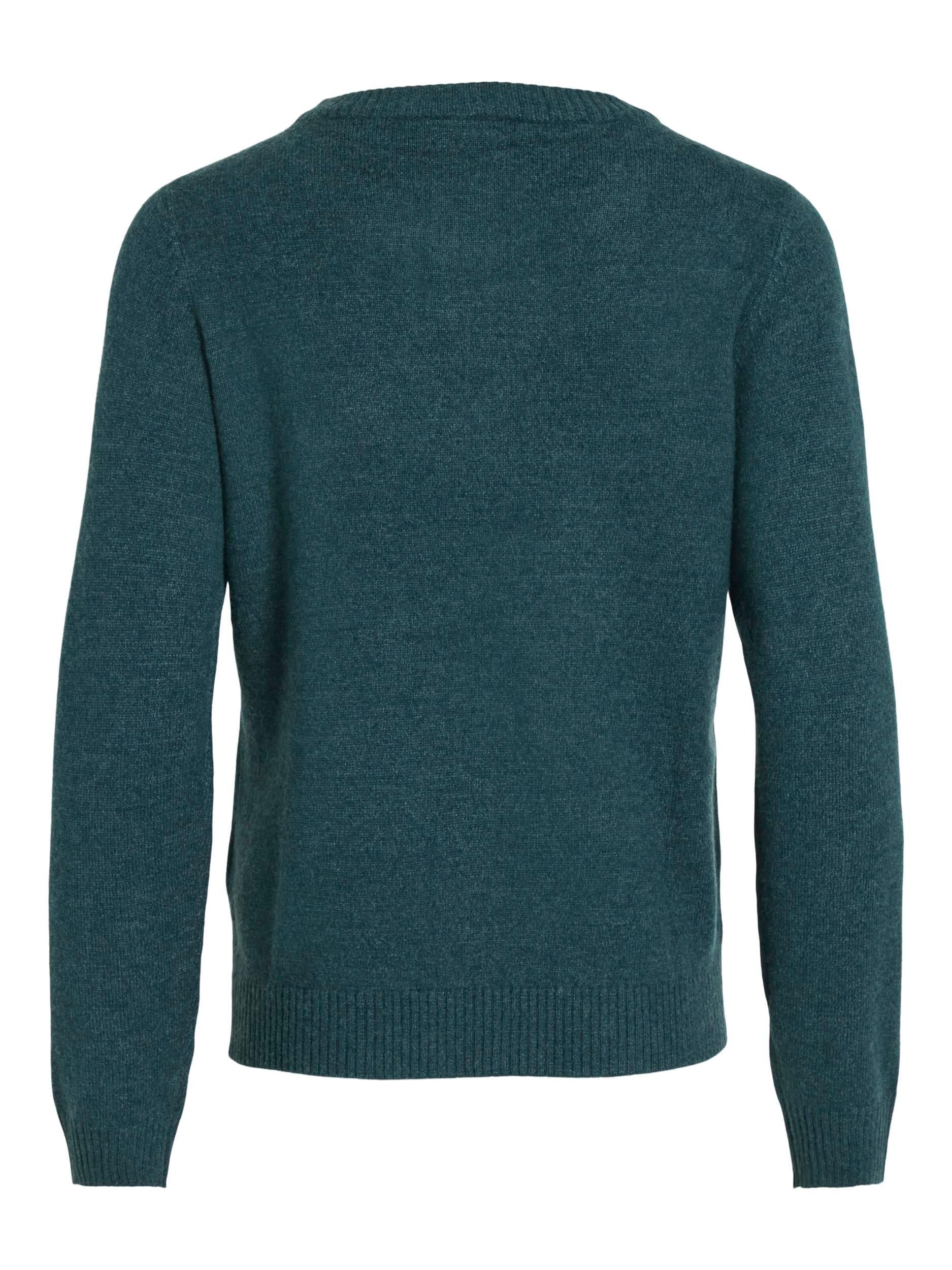 Vila Rundhalspullover »VIRIL O-NECK L/S  KNIT TOP - NOOS« Viskosemischung, regular fit