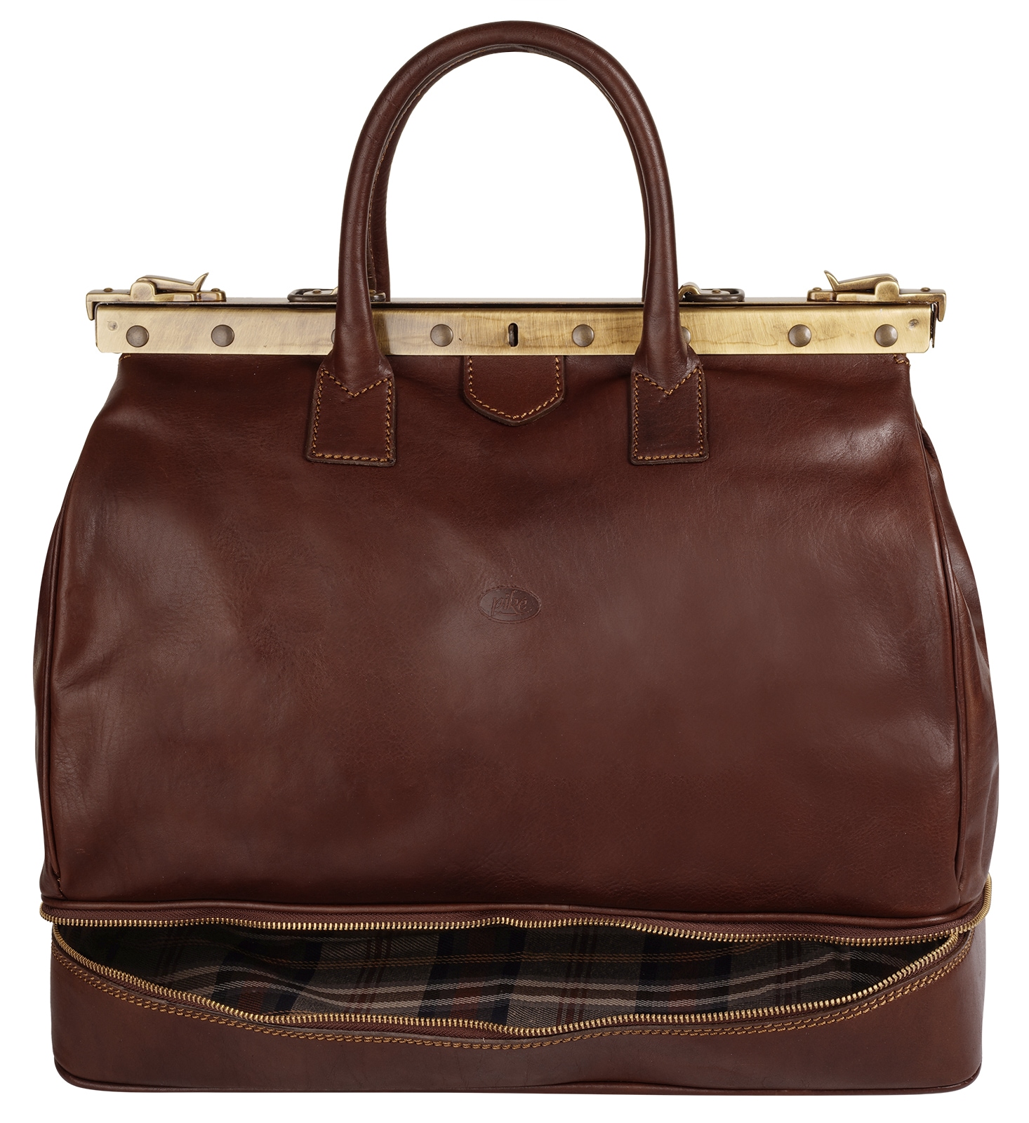 Piké Sac de voyage echt Leder, Made in Italy