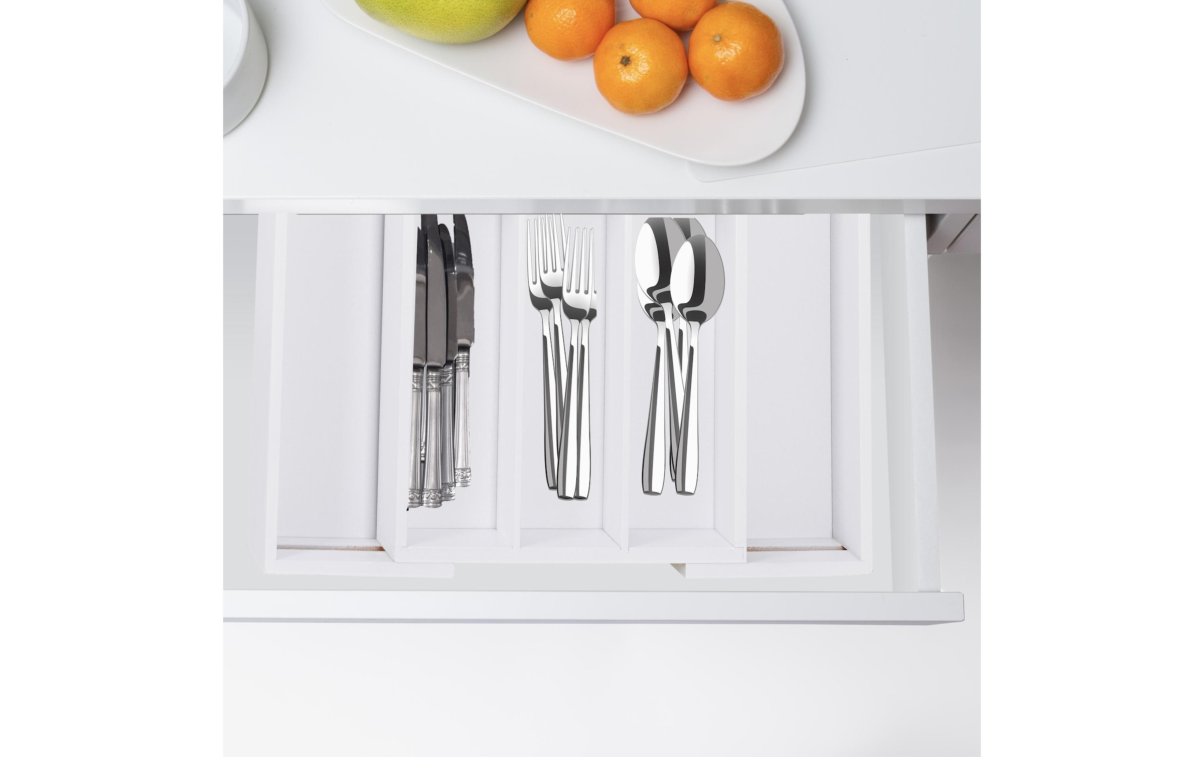 relaxdays Besteckeinsatz »ausziehbar« Ausziehbar
