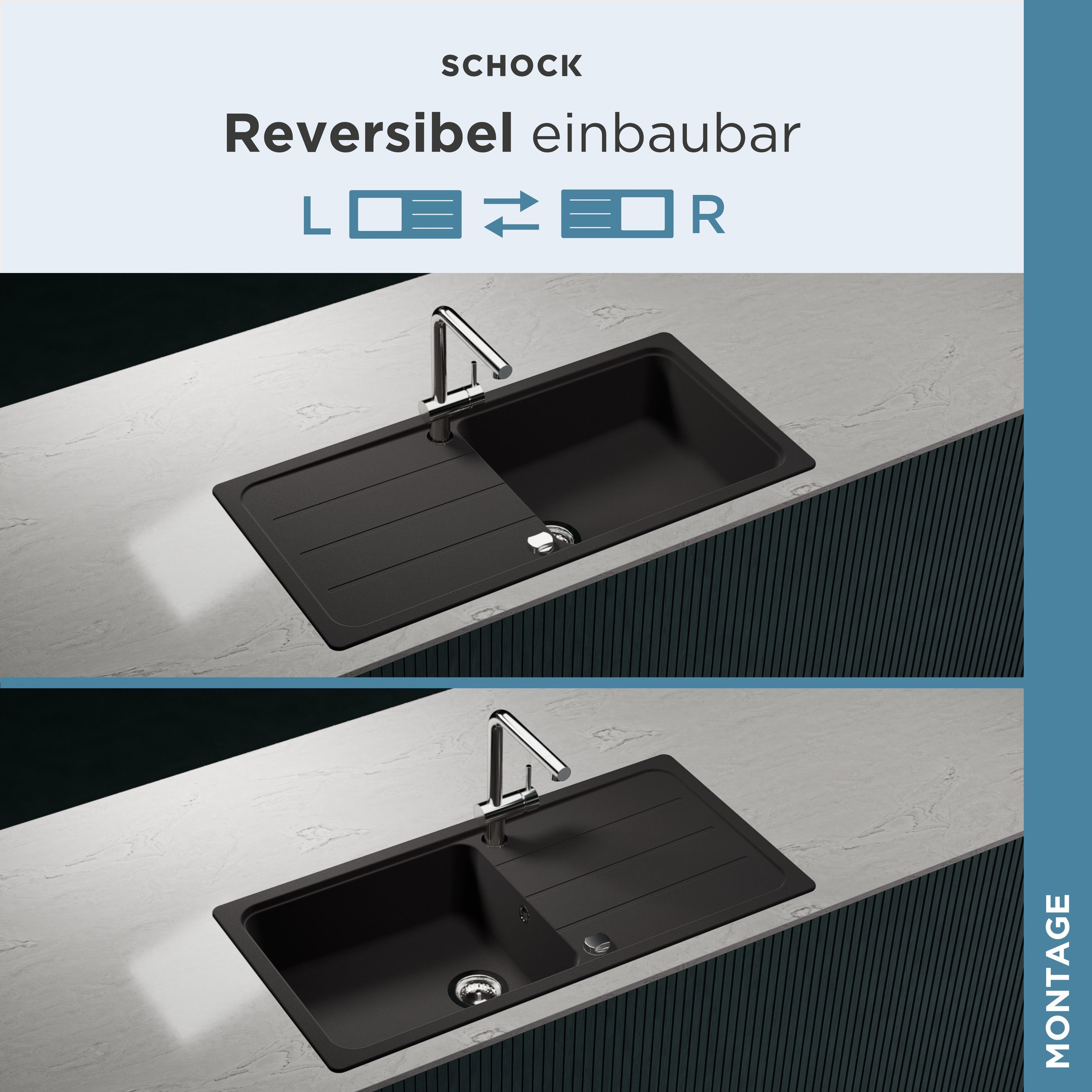 Schock Évier en granit »Formhaus«