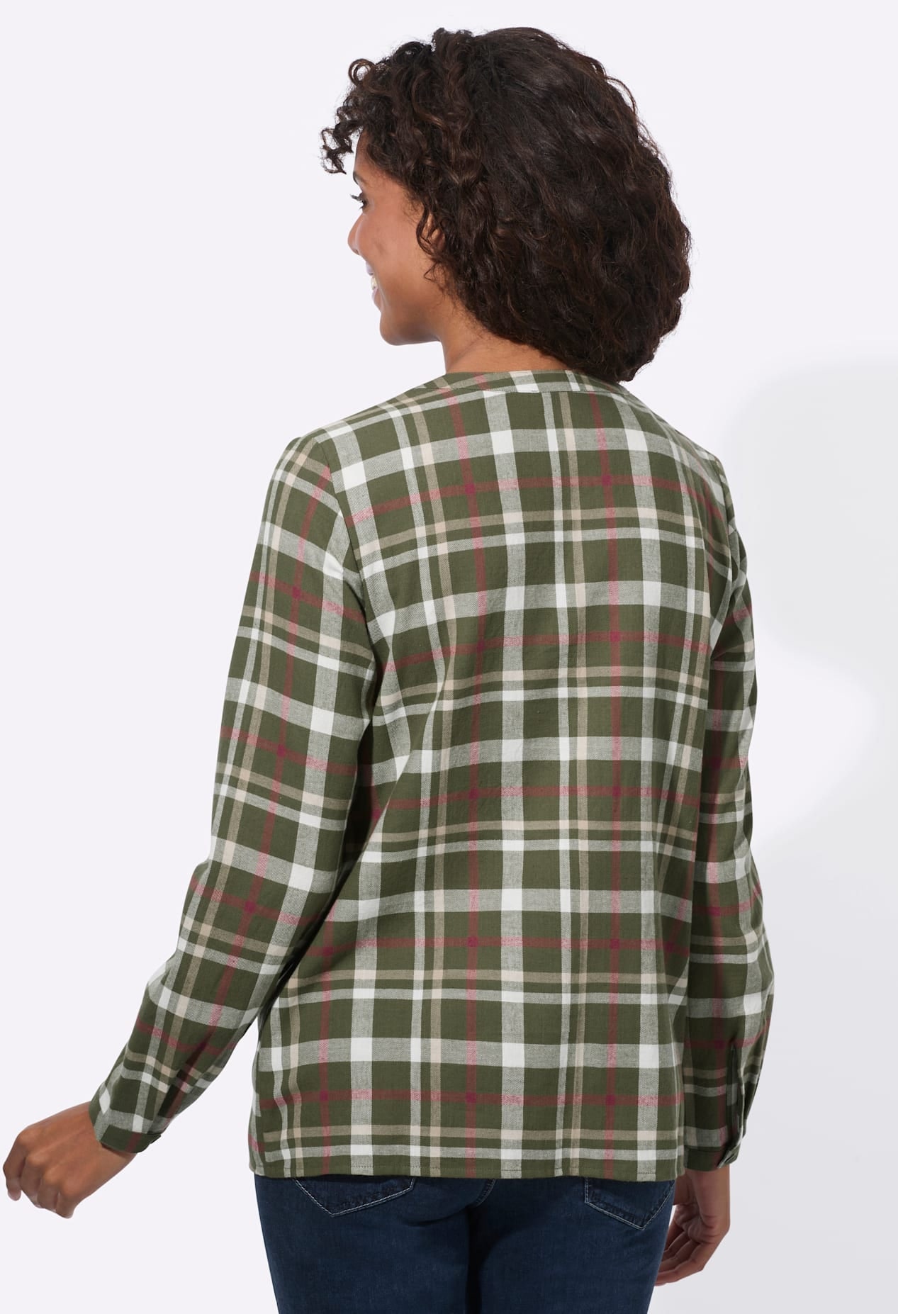 Casual Looks Blouse en flanelle