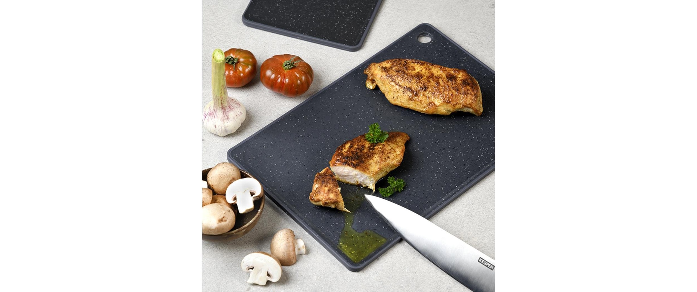 KESPER® Planche à découper »Kesper Schneidebrett-Set Kunststoff «