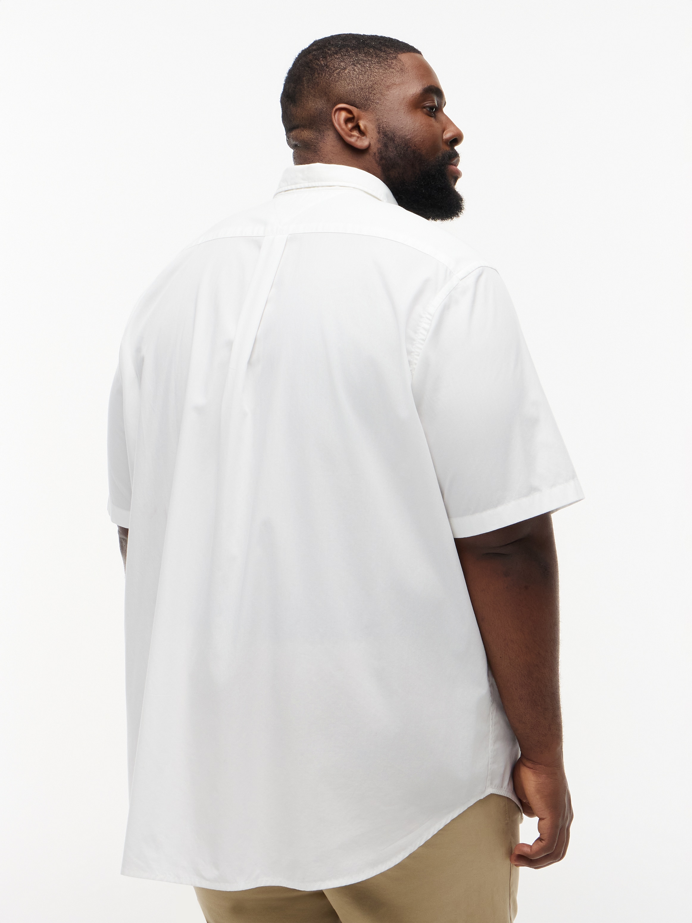 Tommy Hilfiger Big & Tall Kurzarmhemd »BT-FLEX POPLIN SOLID« Grosse Grössen