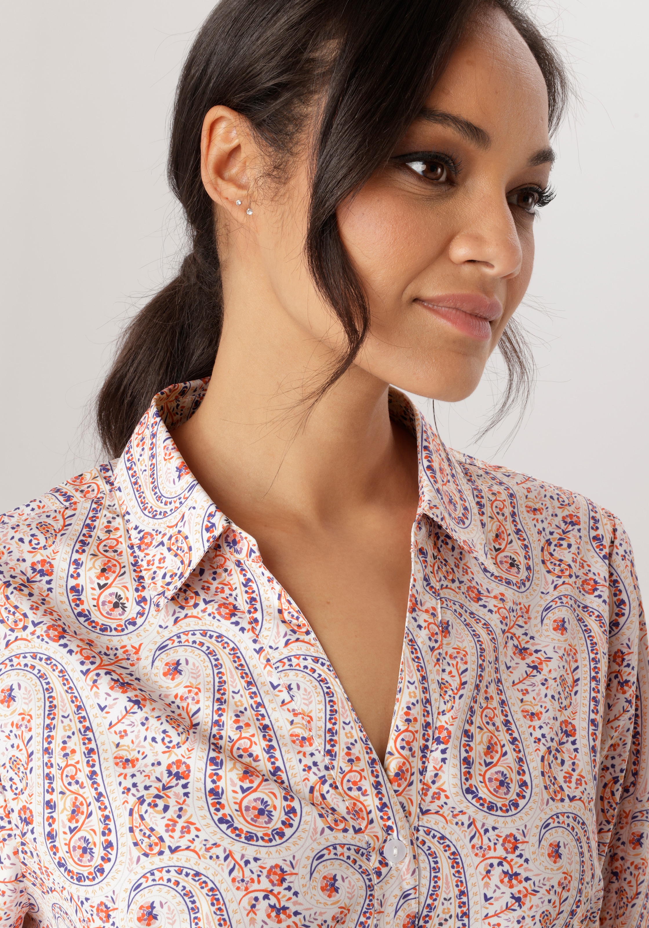 Aniston PLUS Blouse chemise in Paisleydessin - NEUE KOLLEKTION