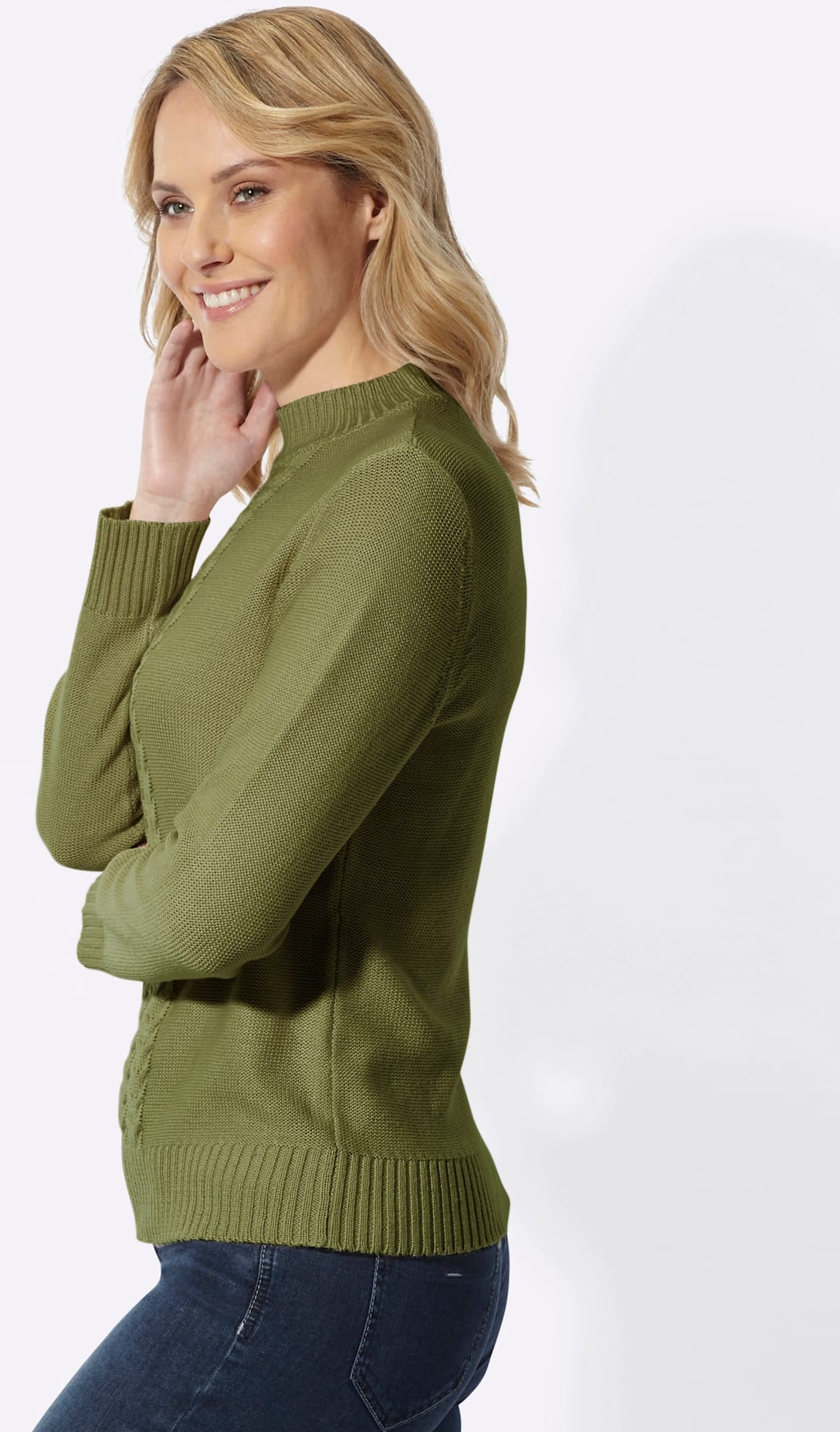 Classic Basics Pull à col montant »Stehkragen-Pullover«