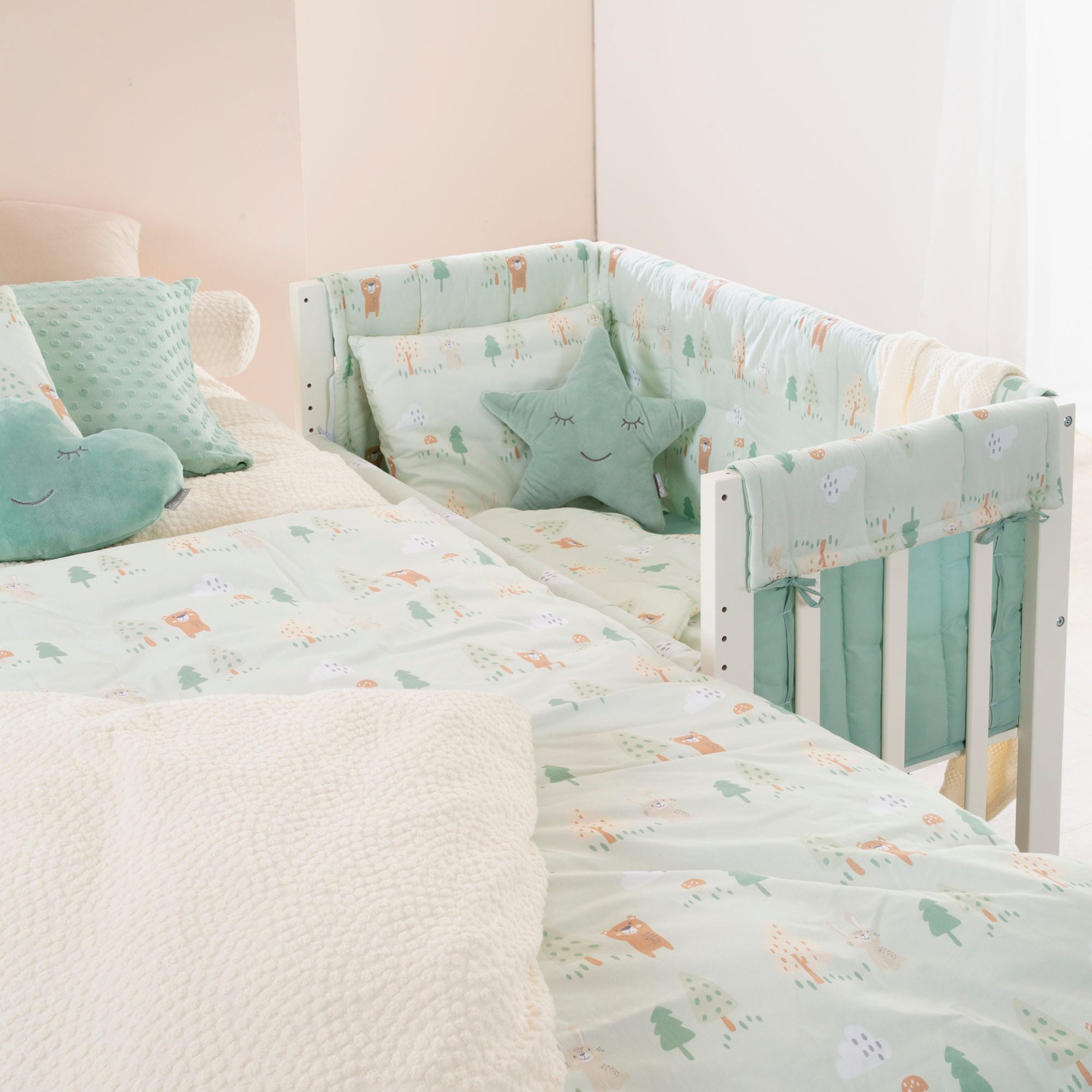 roba® Lit de camp »4in1, Woodland Buddies«